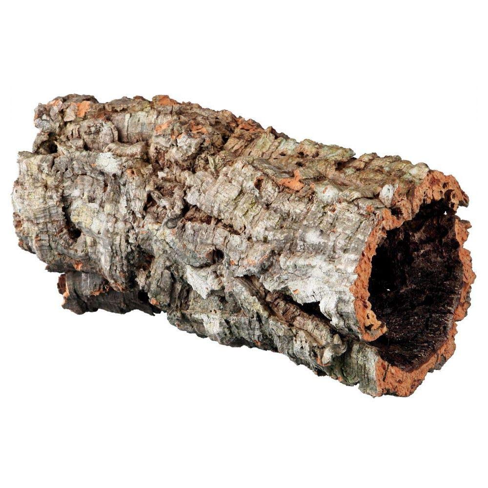 TRIXIE Cork Tube - Natural Habitat Decor | Size M (14cm x 40cm) | 1 Piece