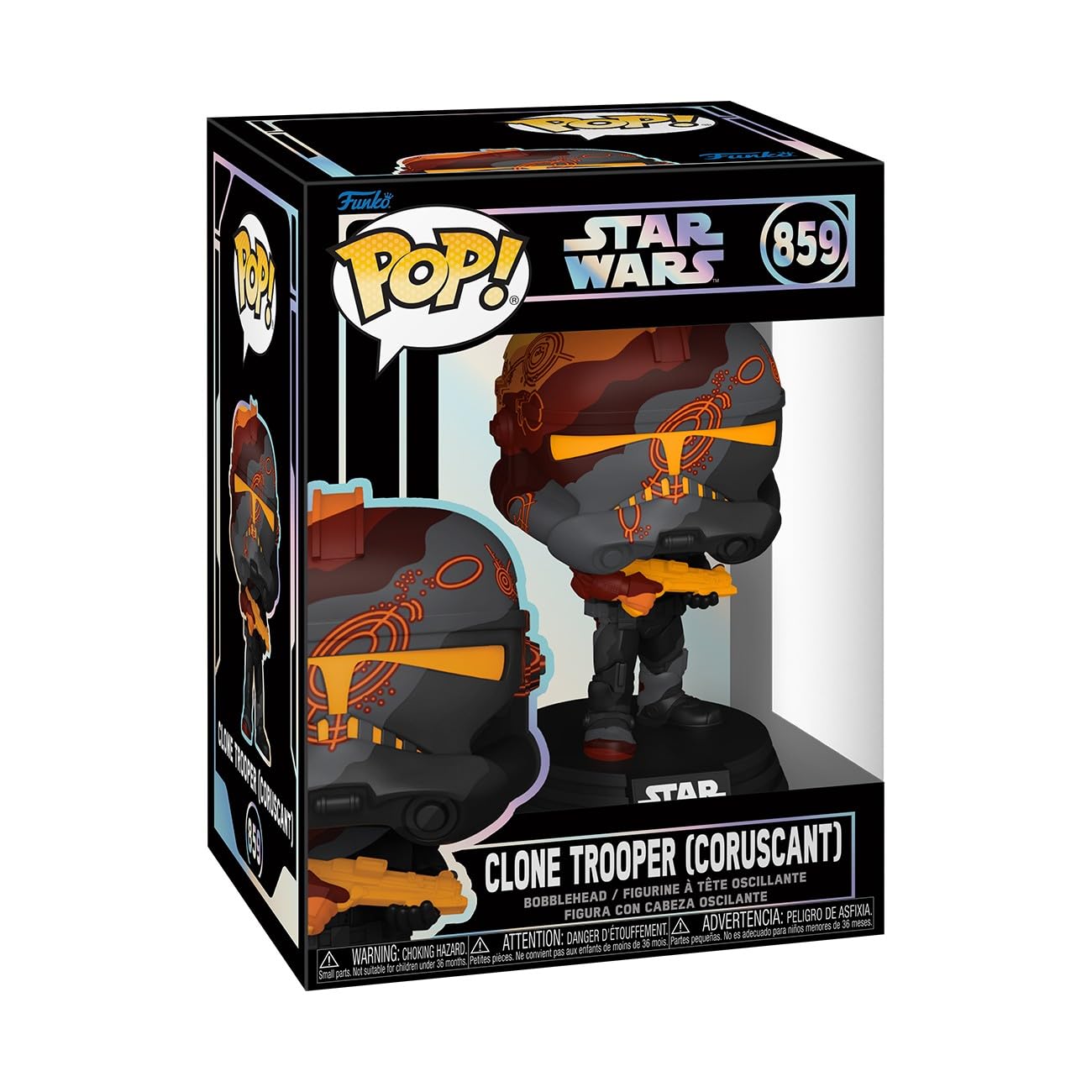Funko POP! Star Wars: Clone Trooper 3 - Vinyl Collectible Figure | 3.75 Inch | Ages 3+ 1