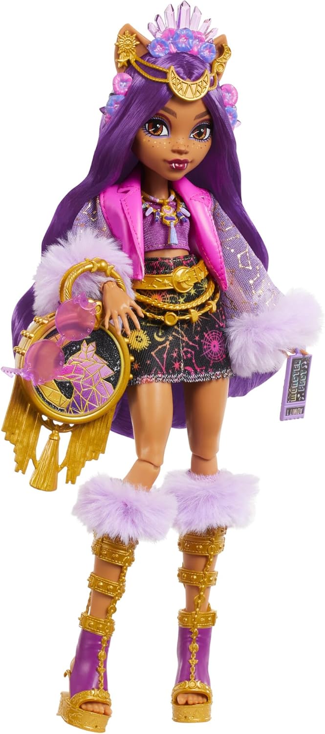 Monster High Clawdeen Wolf Monster Fest Festival Doll with Glam Outfit and Accessories