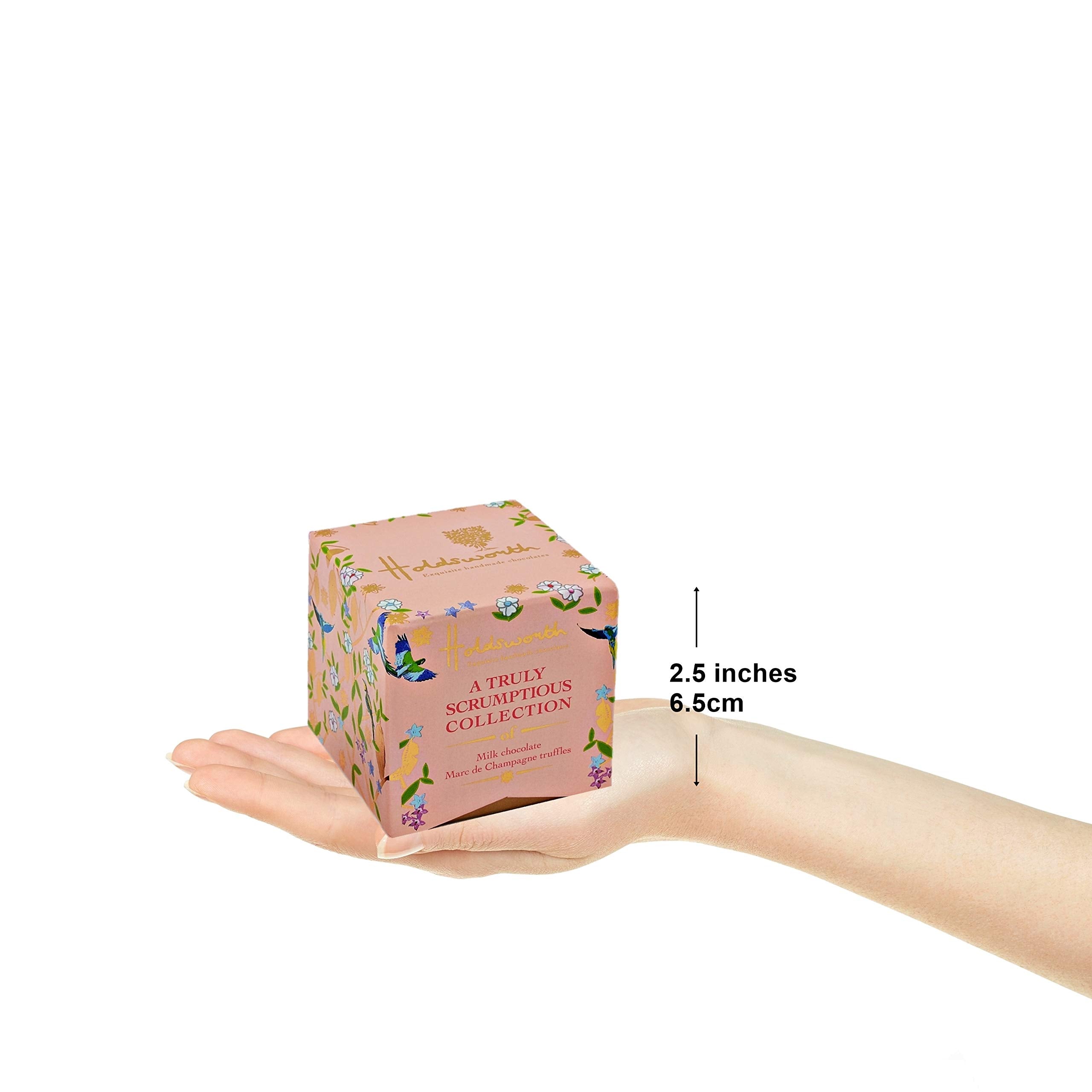 Holdsworth Chocolates – Handgemachte Trüffel aus Marc de Champagne, Milchschokoladen-Leckereibox 4