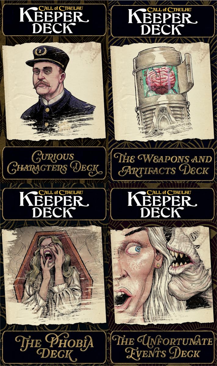 Chaosium Call of Cthulhu Keeper Decks (Second Edition)