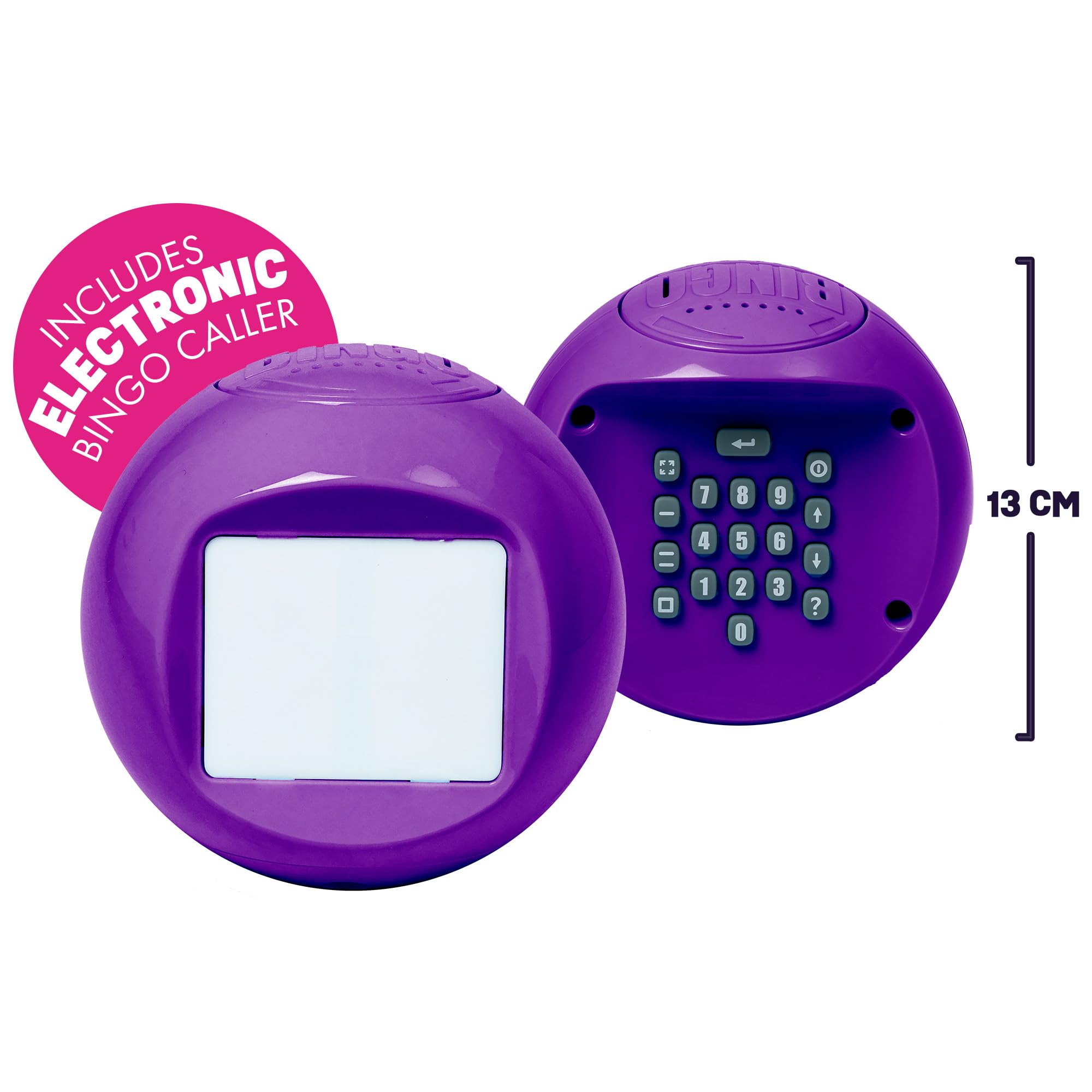 Ideal Electronic Bingo Machine - Host Family Bingo Night with 4 Games & Illuminated Display 4