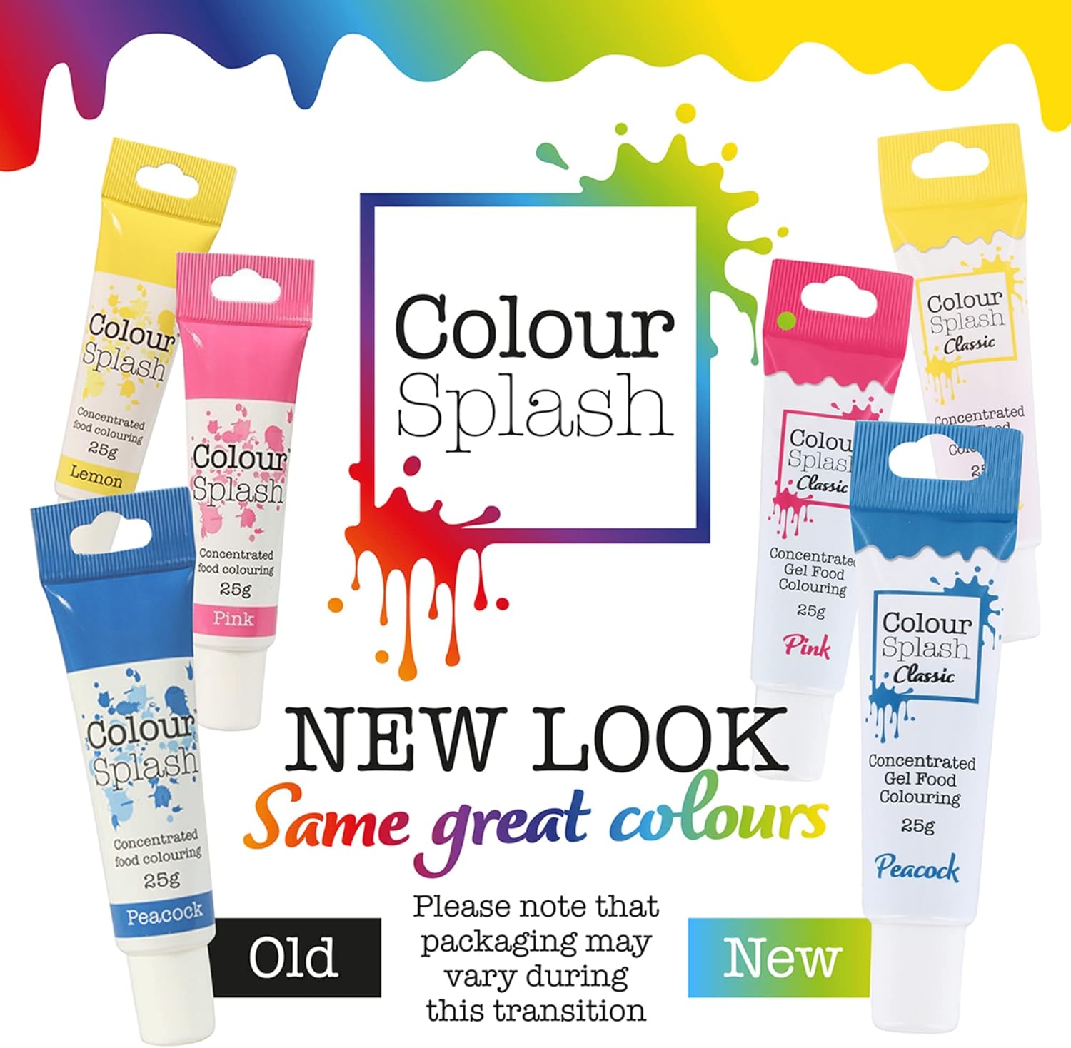 Colour Splash - Lebensmittelfarbe Gel Tube essbar hochkonzentriert 6