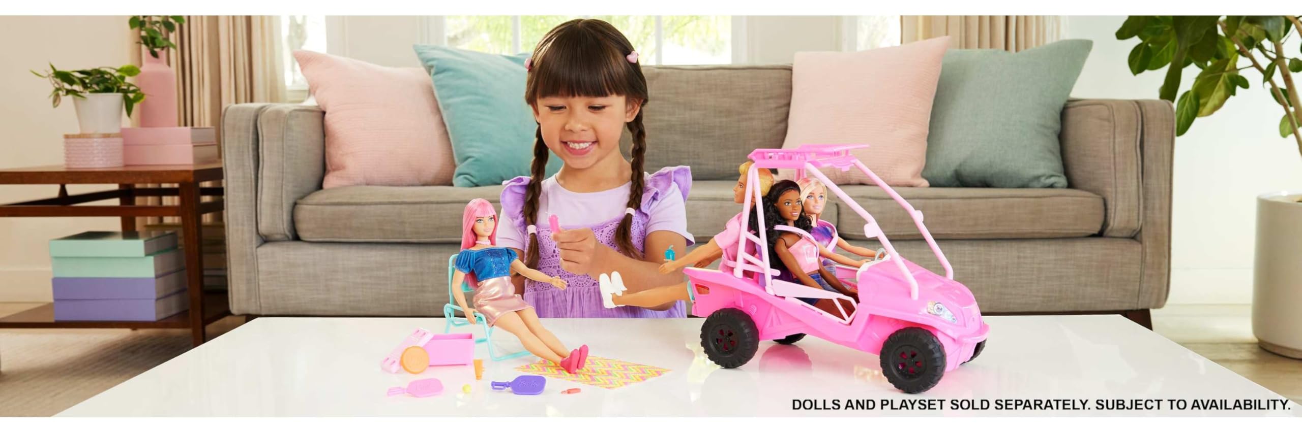 Barbie Mysteries: Beach Detectives Playset - Beach Buggy Vehicle with 10+ Accessories 8