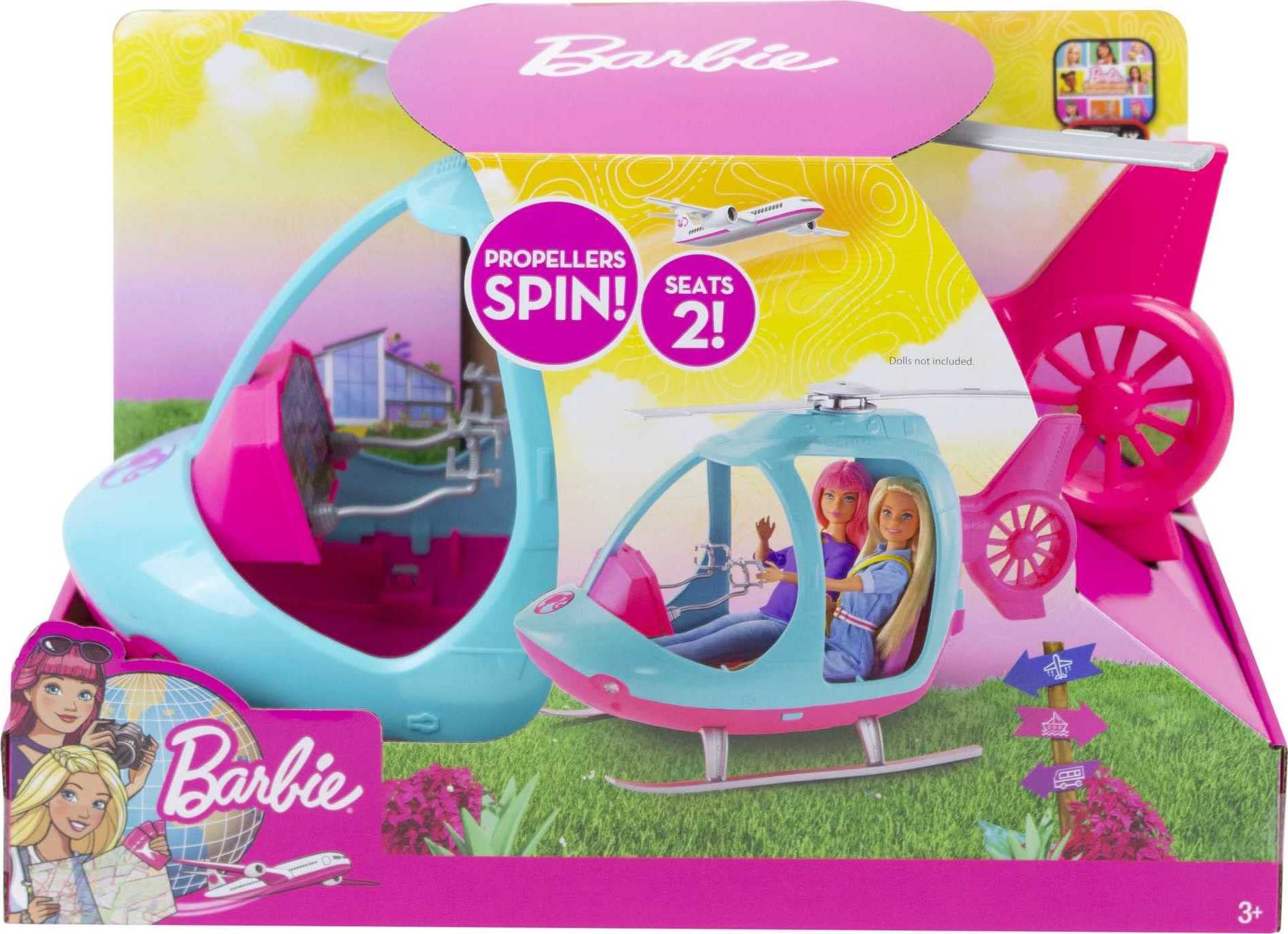 Barbie Helicopter - Spinning Rotor Vehicle for Imaginative Play (Ages 3-8) 5