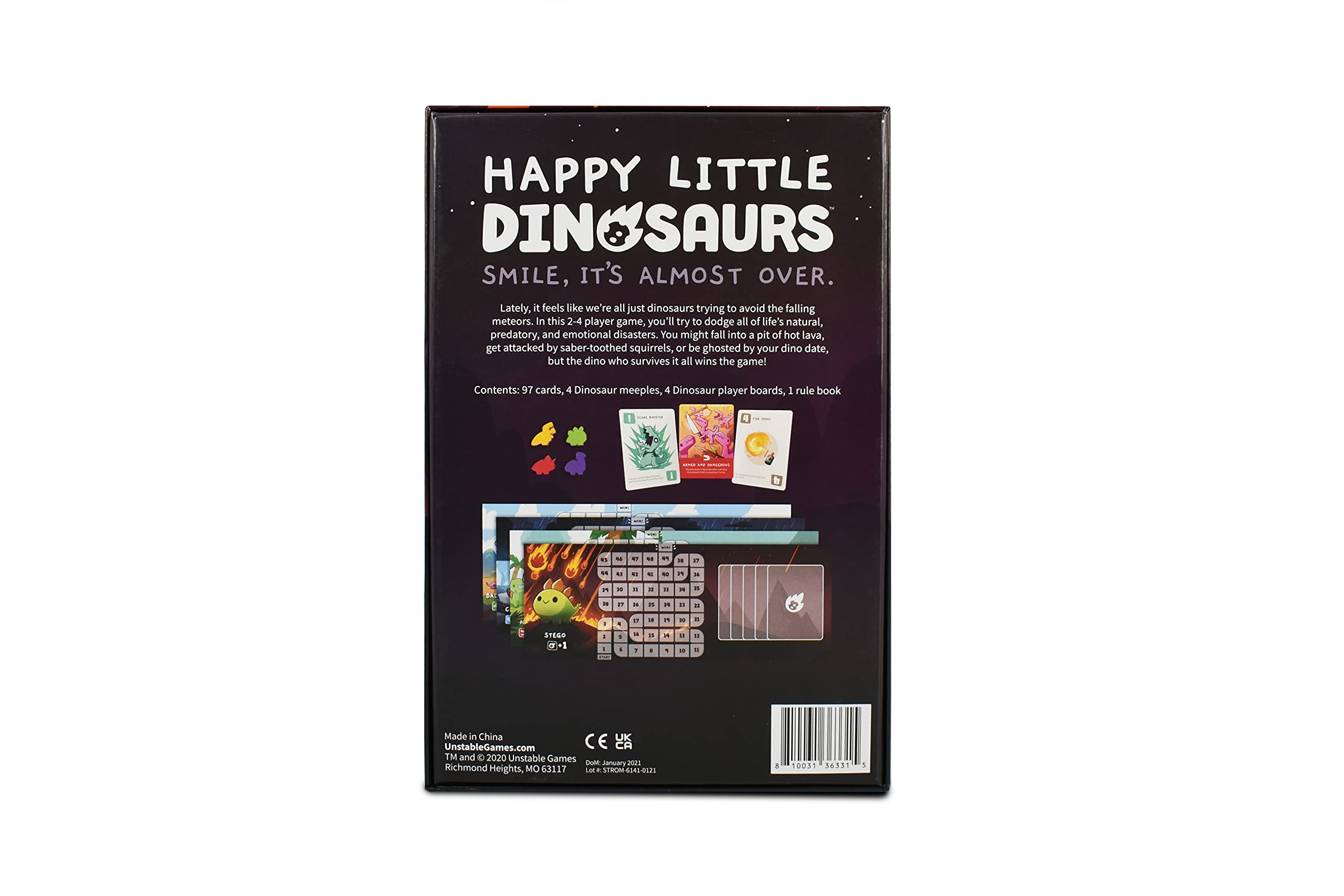 Unstable Games Happy Little Dinosaurs Board Game 5