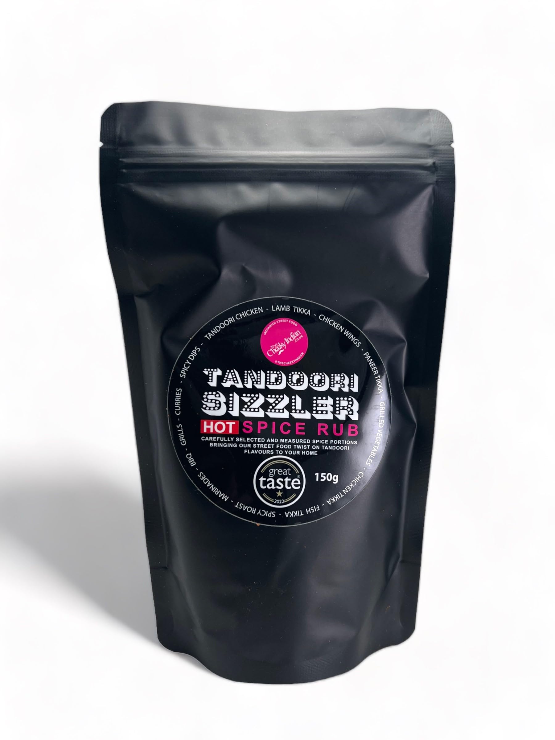THE CHEEKY INDIAN - Tandoori Sizzler Hot Spice Rub 150g 6