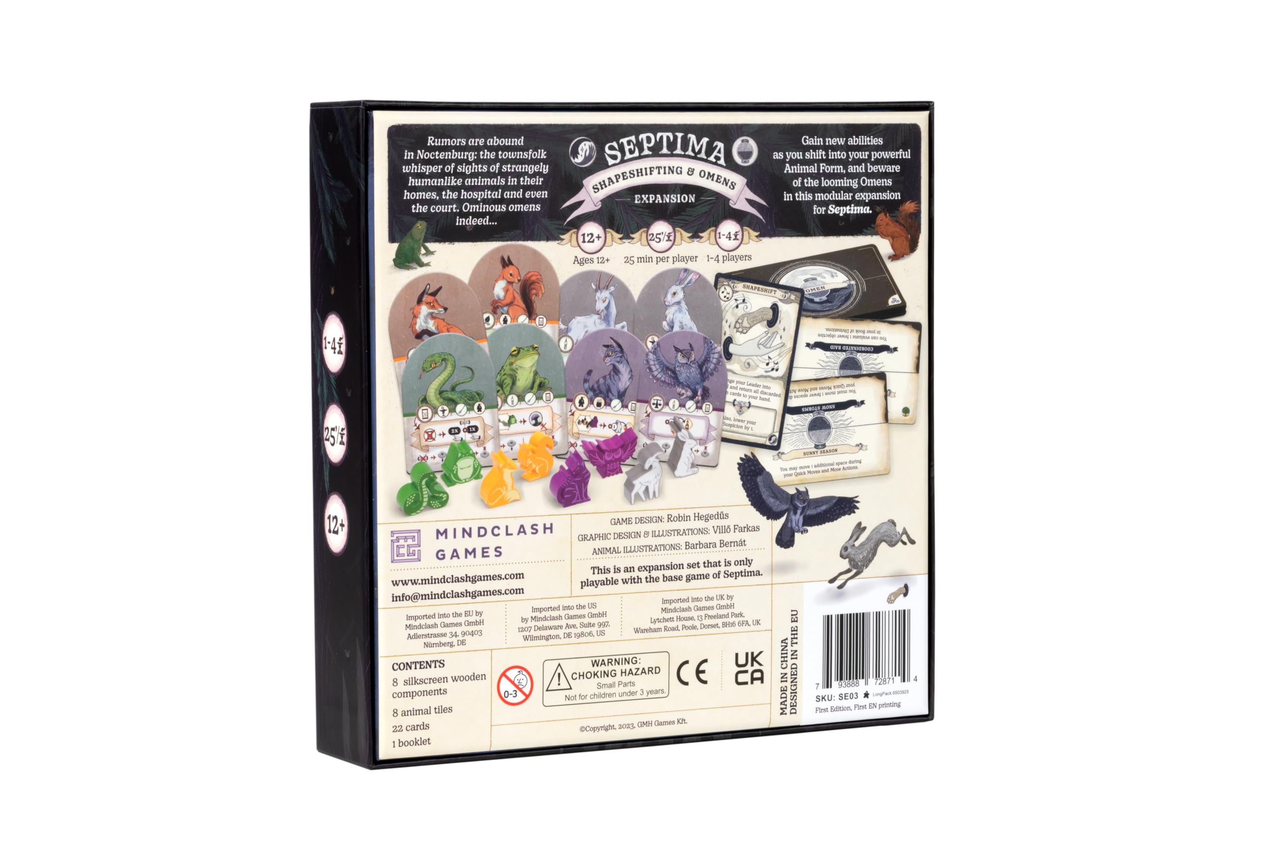 Mindclash Games Septima: Shapeshifting & Omens Expansion