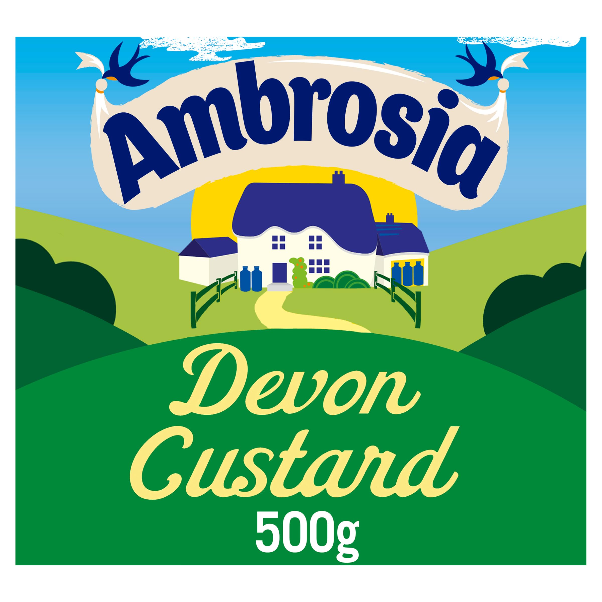 Ambrosia Devon Custard - Creamy & Delicious Ready-to-Eat Dessert