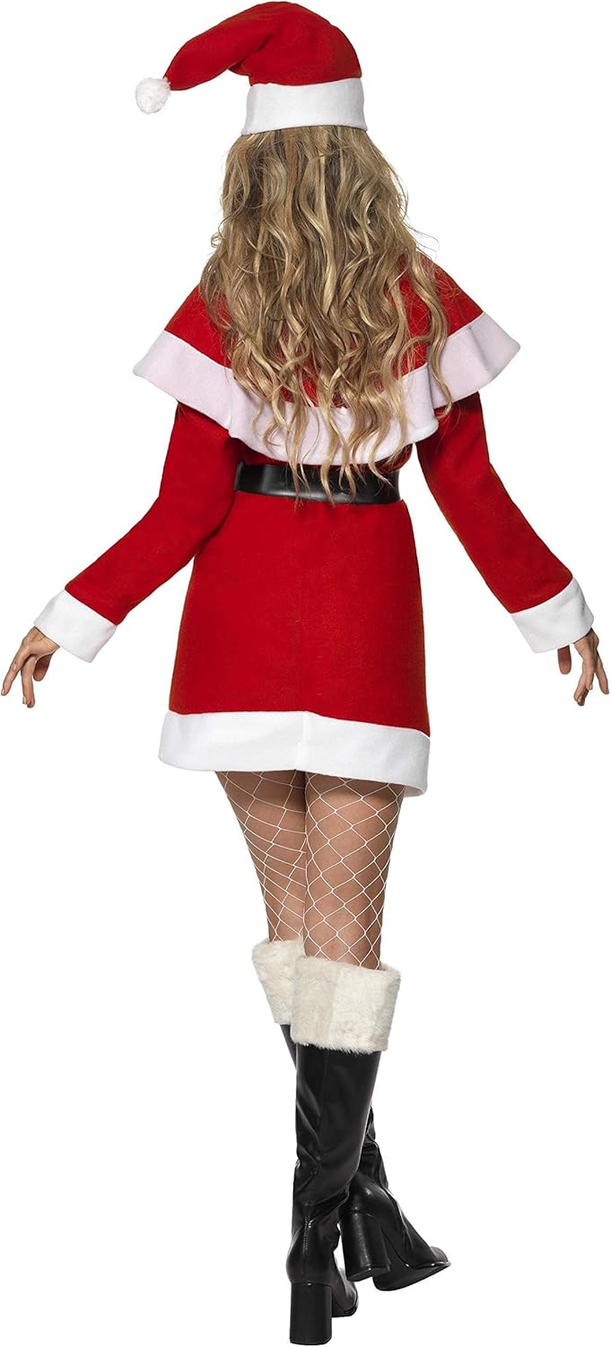 Smiffys Miss Santa Fleece Costume - Size 12-14 6