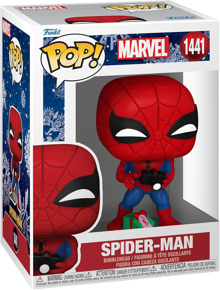 Funko Pop! Marvel Comics - Spider-Man With Open Gift Vinyl Figure (82877)