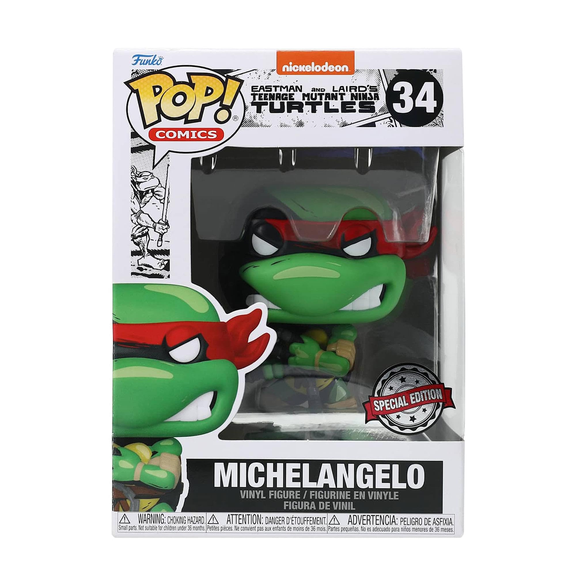 Funko Pop! Animation TMNT - Michelangelo Vinyl Figure (60653) 5