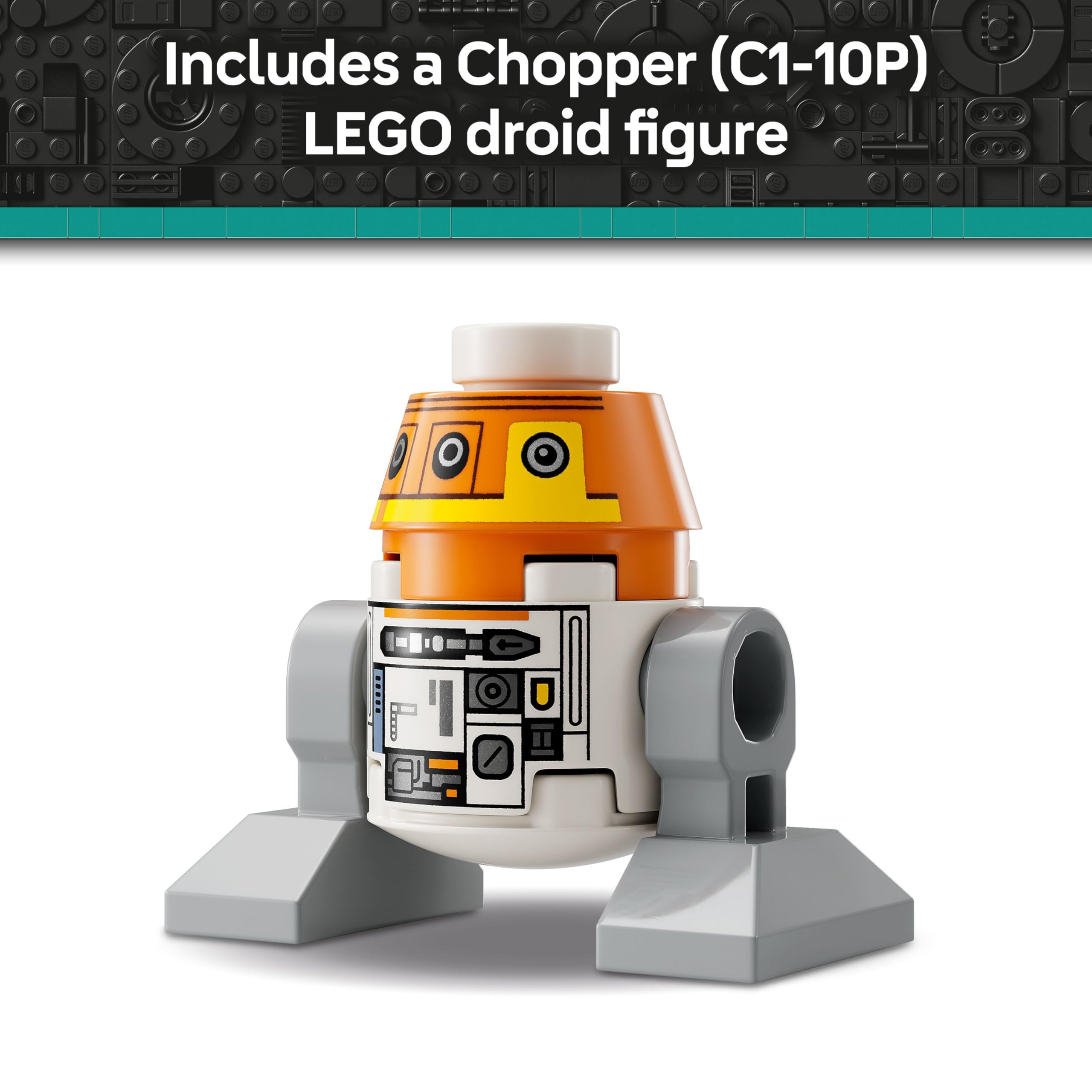 LEGO Star Wars 75416 Chopper (C1-10P) Astromech Droid Building Set - 10+ Years 10