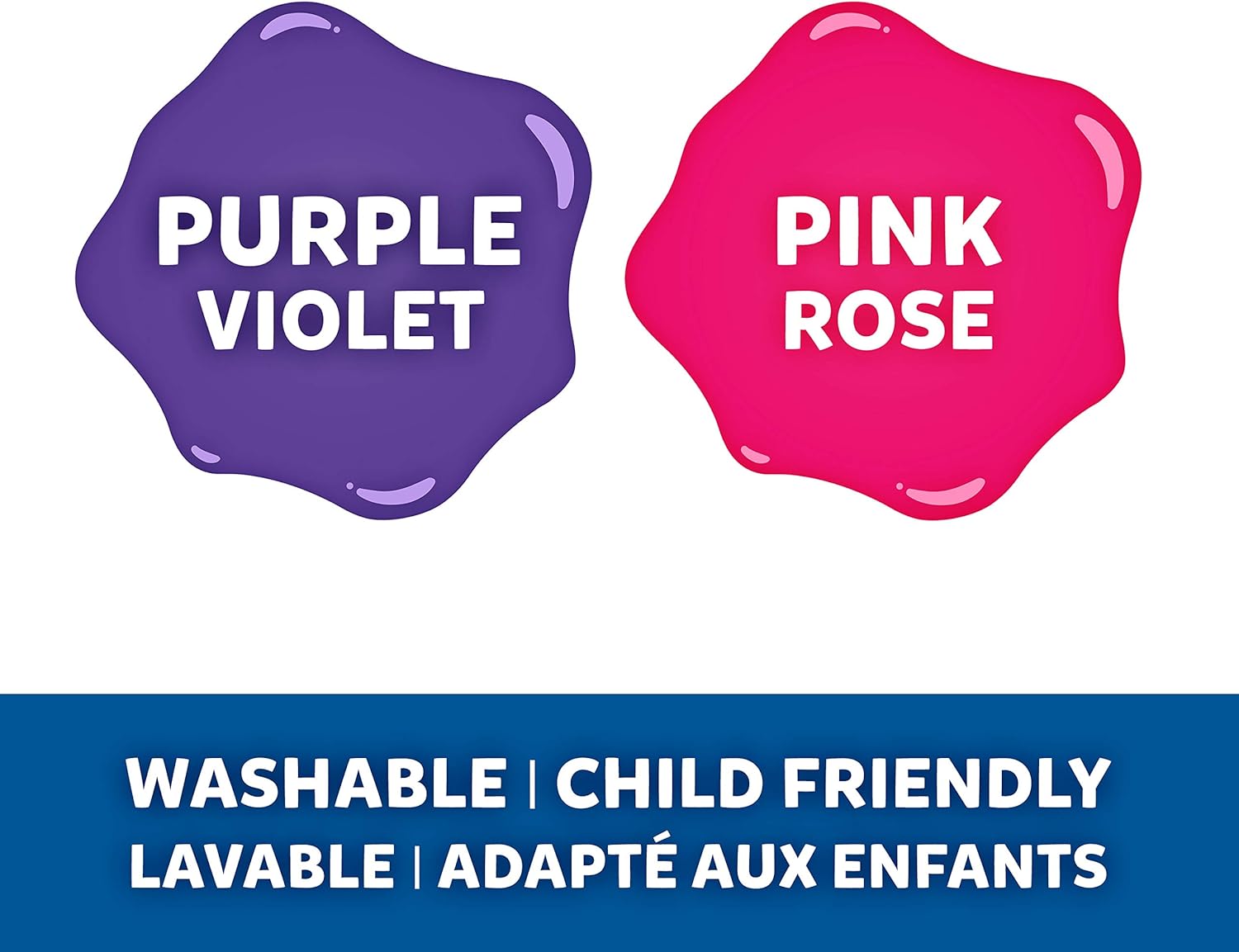 Elmer's Colour Slime Kit – Set zur Herstellung von abwaschbarem Schleim mit rosa und violettem Kleber, magischem Flüssigaktivator 13