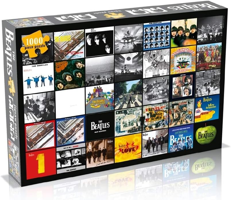 University Games Beatles Album Covers 1000 Piece Puzzle - Collage of Iconic Covers for Ages 12+