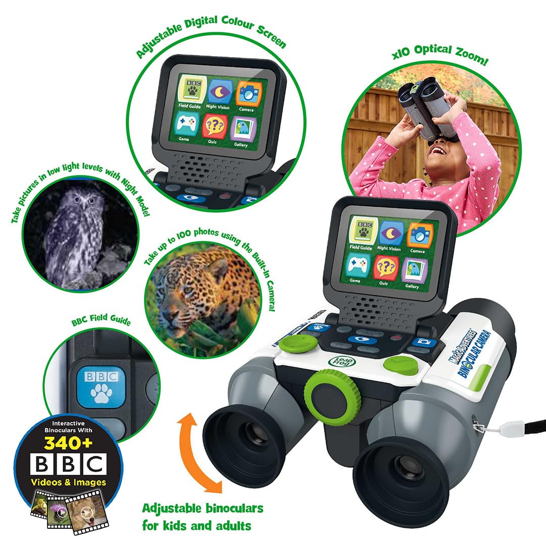 LeapFrog Magic Adventures Binocular Camera - Interactive Educational Toy for Ages 5-10 6
