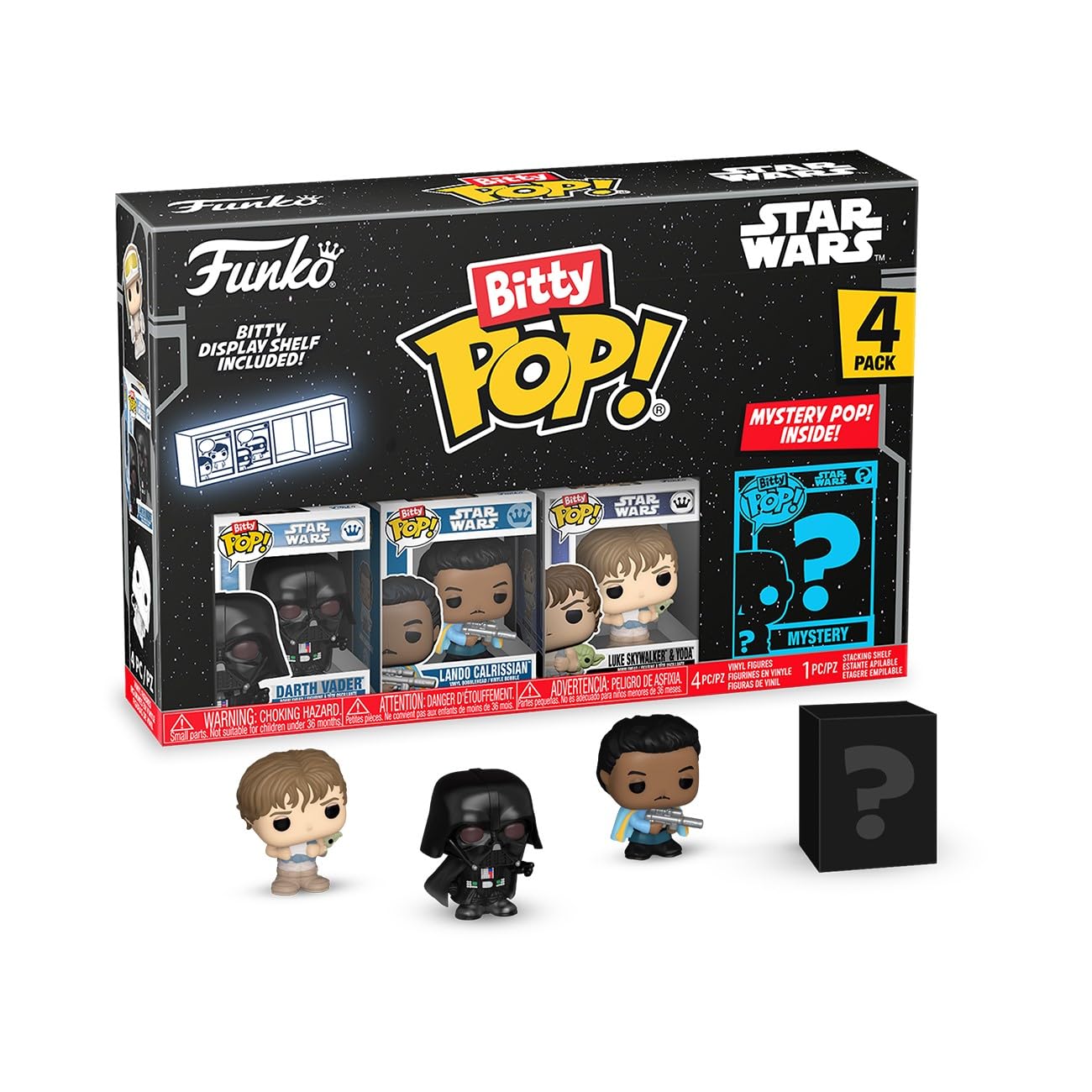 Funko Bitty Pop! Star Wars - Darth Vader 4-Pack with Mystery Mini Figure