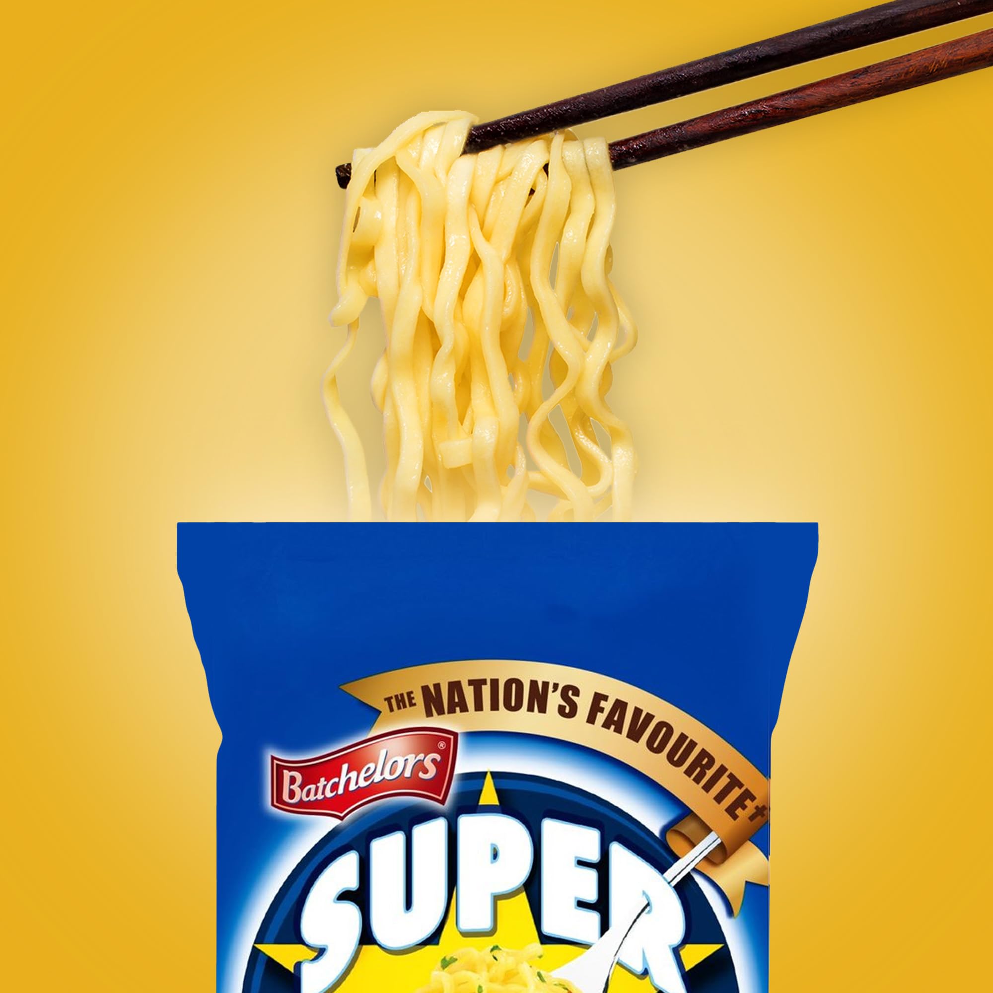 Batchelors Super Noodles Tasty Chicken Flavour - Instant Snack, 8 Pack 3