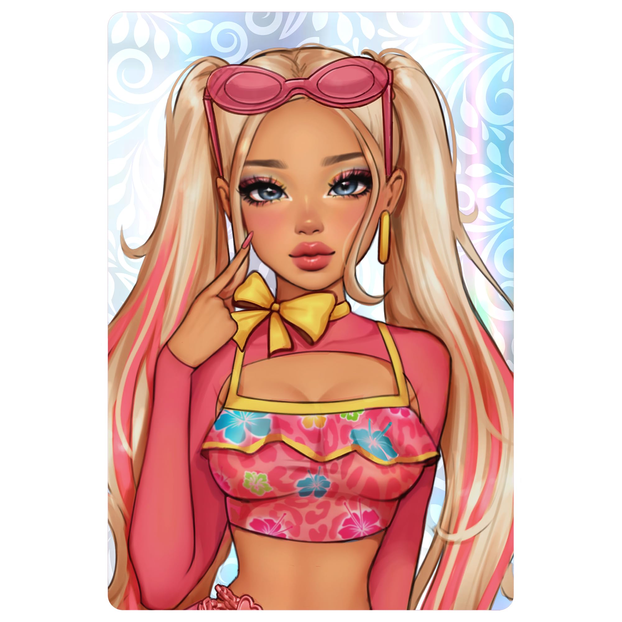 PhatMojo Dress To Impress Bubblegum Gal Fashion Doll - 11.5 Inch Fully Articulated | Includes DLC Code 8