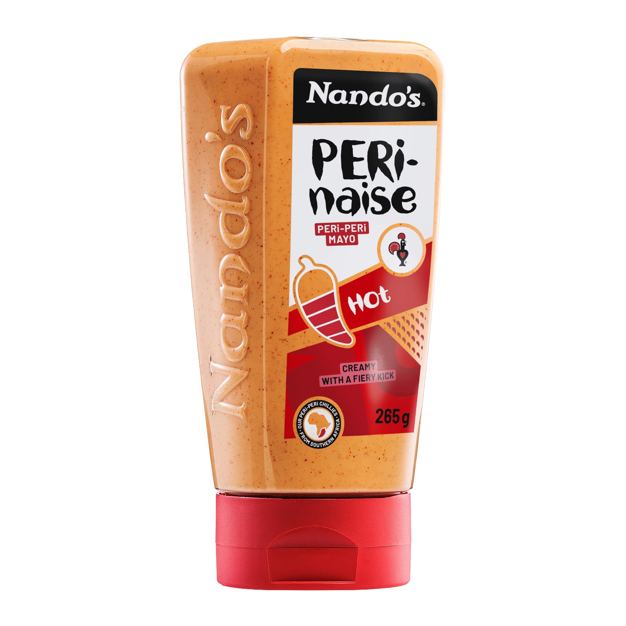 Nando's Hot Perinaise Peri-Peri Mayonnaise Squeezy Bottle - 265g 1