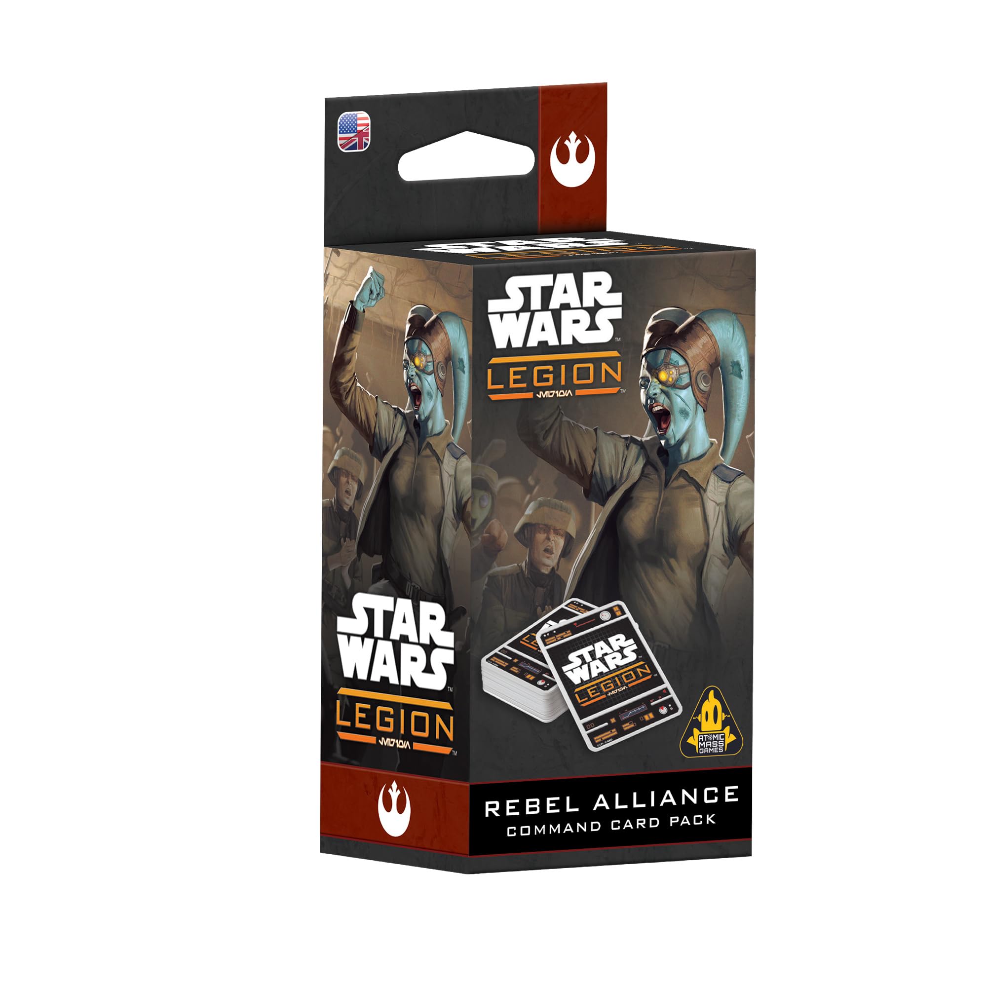 Atomic Mass Games Star Wars: Legion Rebel Alliance Command Card Pack Board Game Expansion