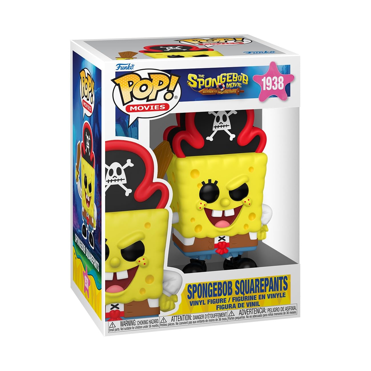 Funko Pop! Movies: The SpongeBob Movie - SpongeBob SquarePants Vinyl Figure (83590) 1