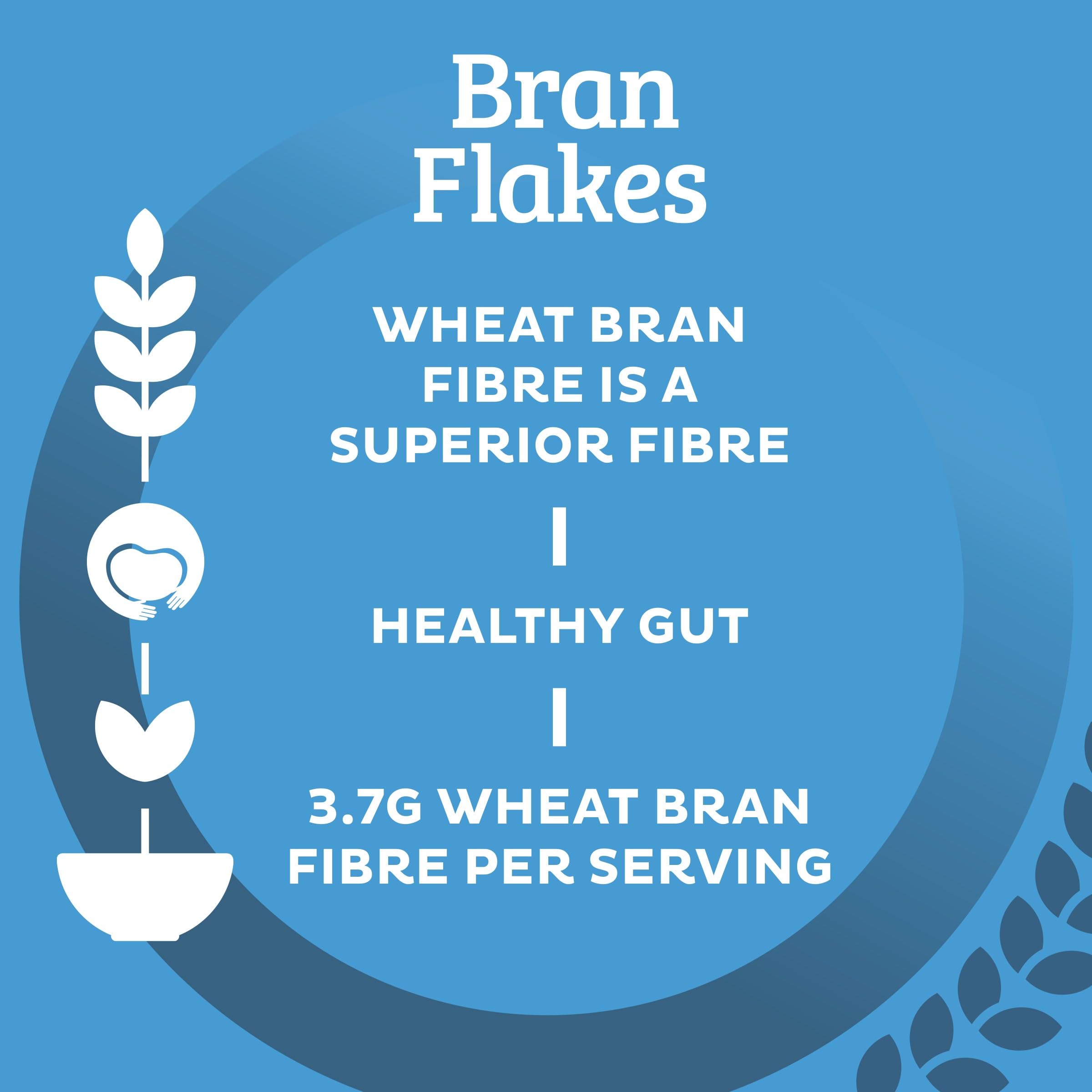 Kellogg's All-Bran Bran Flakes Enriched Wheat Oat Flakes High Fibre Cereal 3