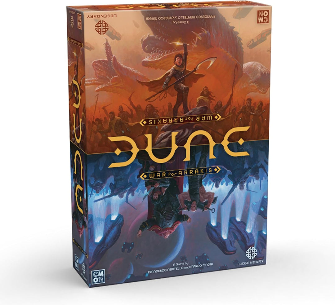 CMON Dune: War for Arrakis Board Game Core Box (DUN001) - Tabletop Miniatures Strategy Game with Asymmetric Gameplay and Detailed Plastic Figures