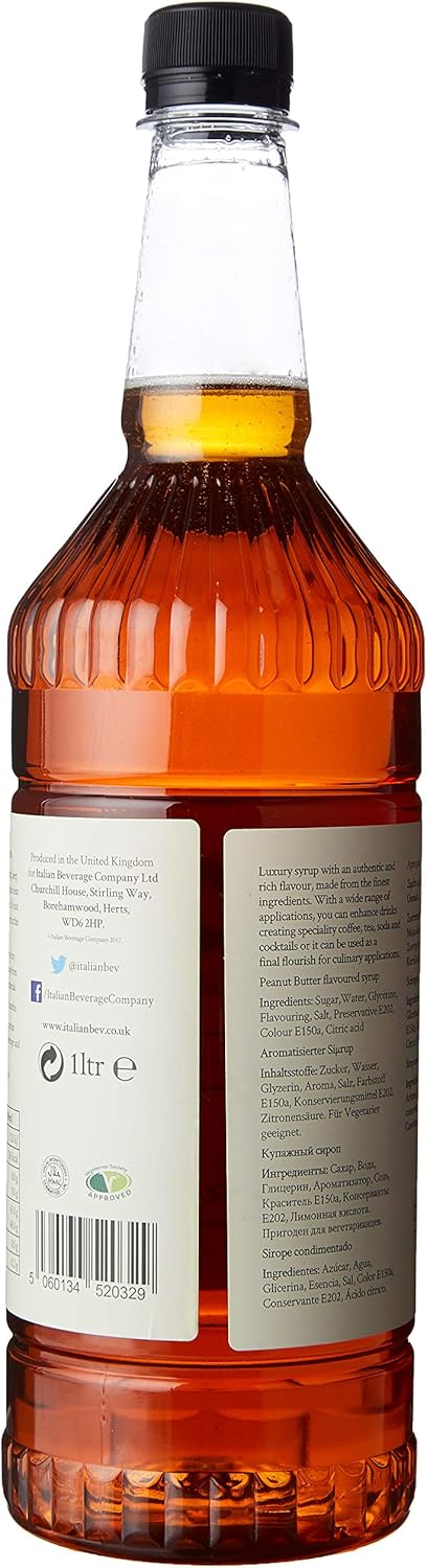 Simply - Peanut Butter Syrup, Vegan & Nut-Free Flavoured Syrup for Coffee, Cocktails & Baking 3