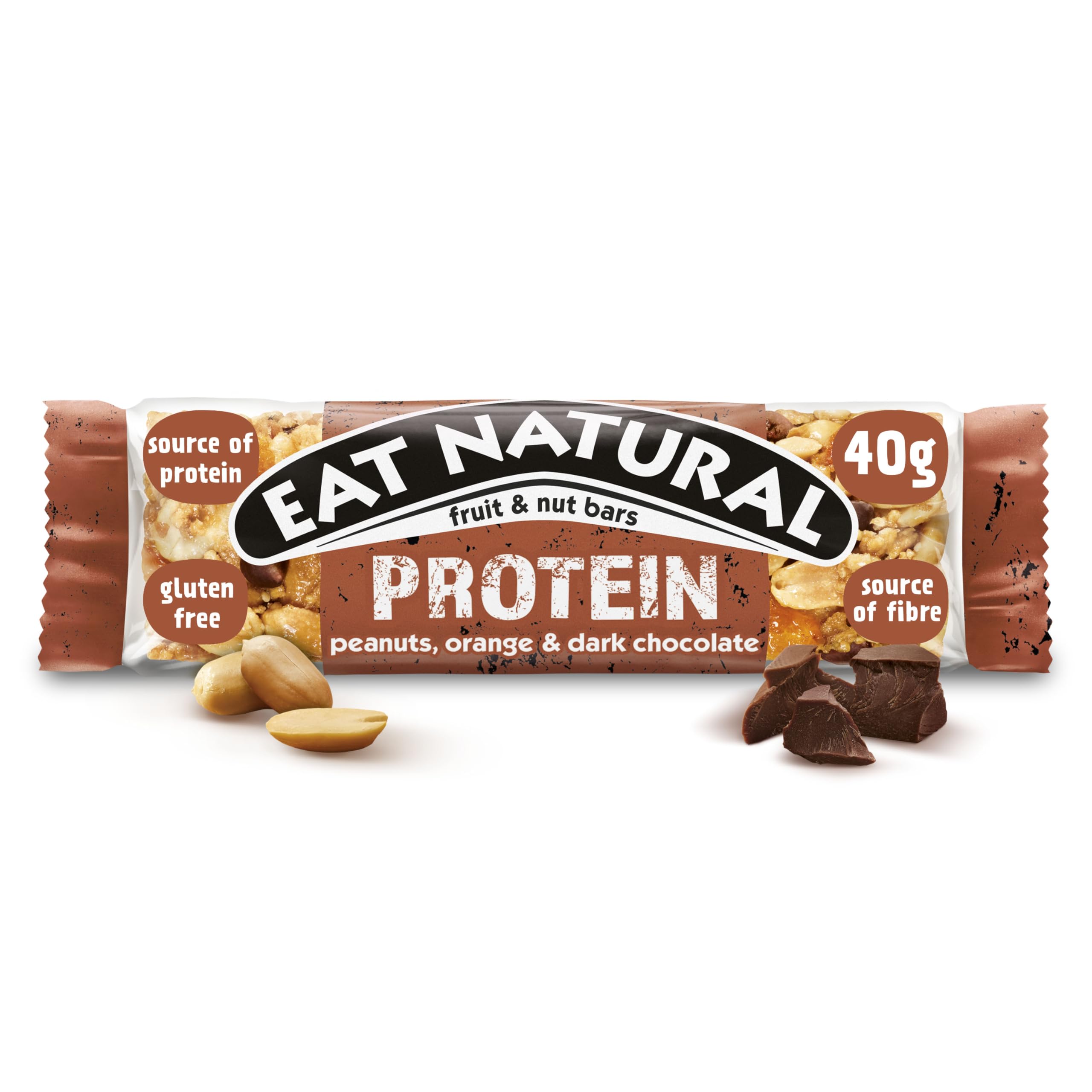 Eat Natural Protein Peanuts, Orange & Dark Chocolate Fruit & Nut Bar (12 x 40g) 3