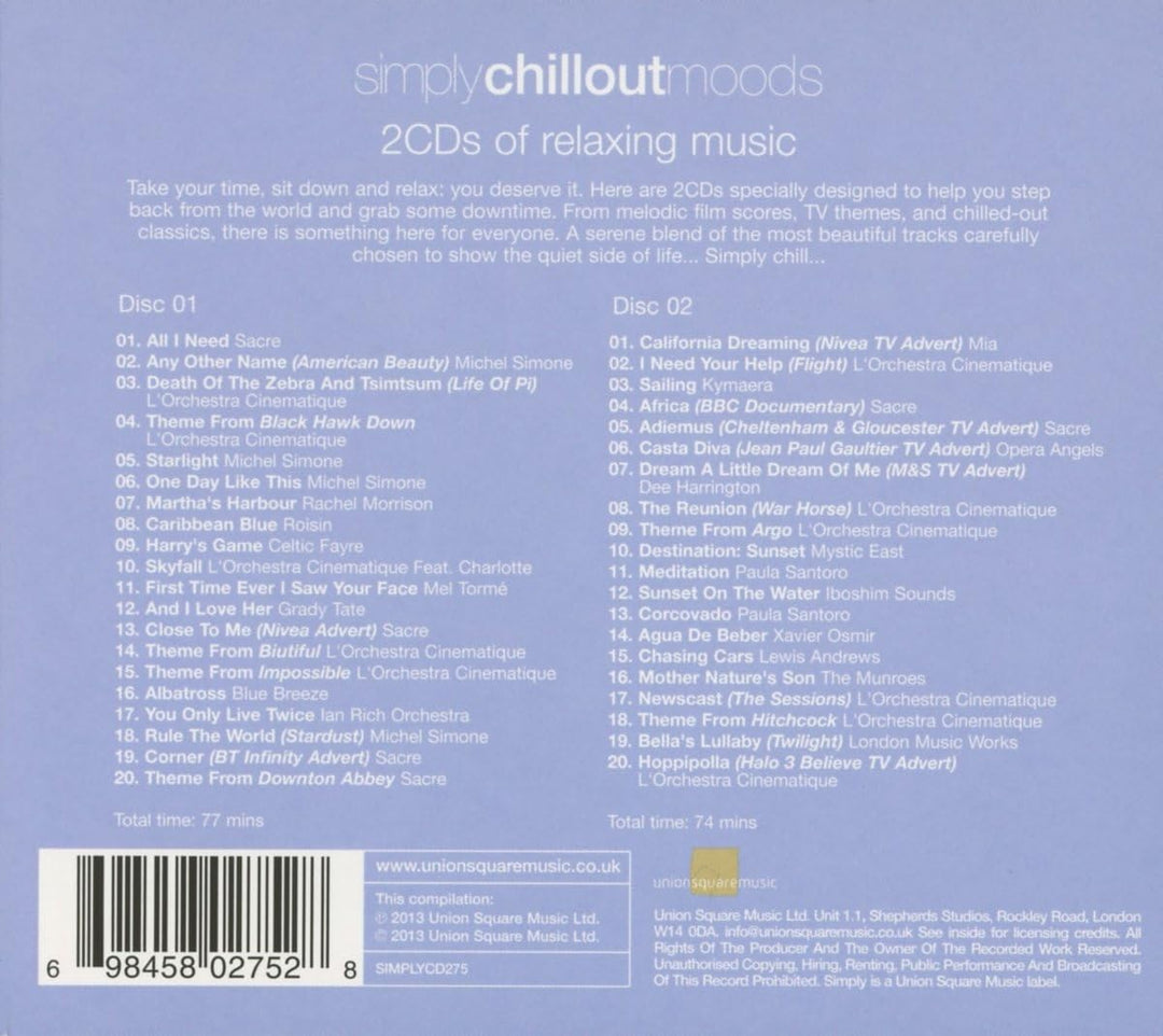 Various Artists - Simply Chillout Moods