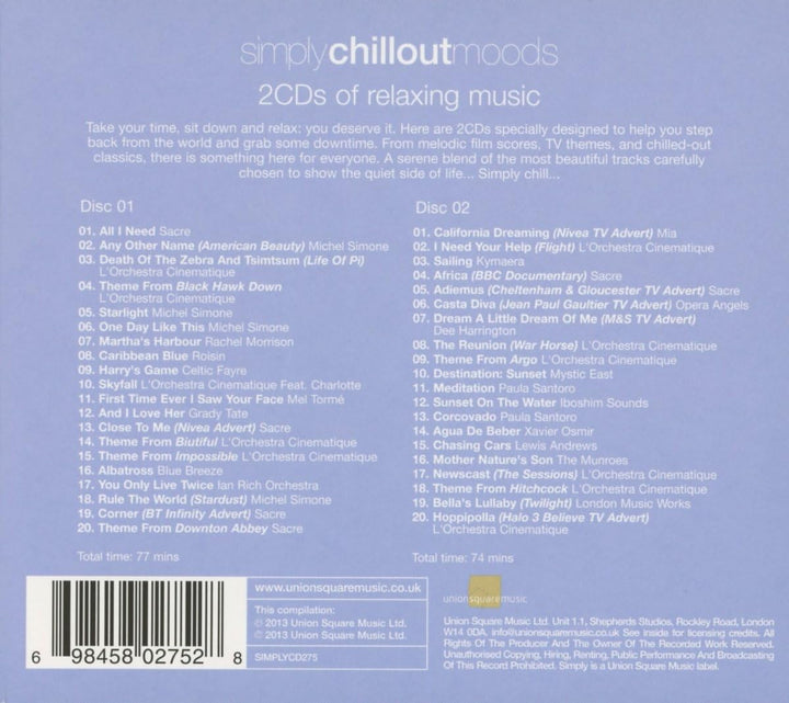 Various Artists - Simply Chillout Moods