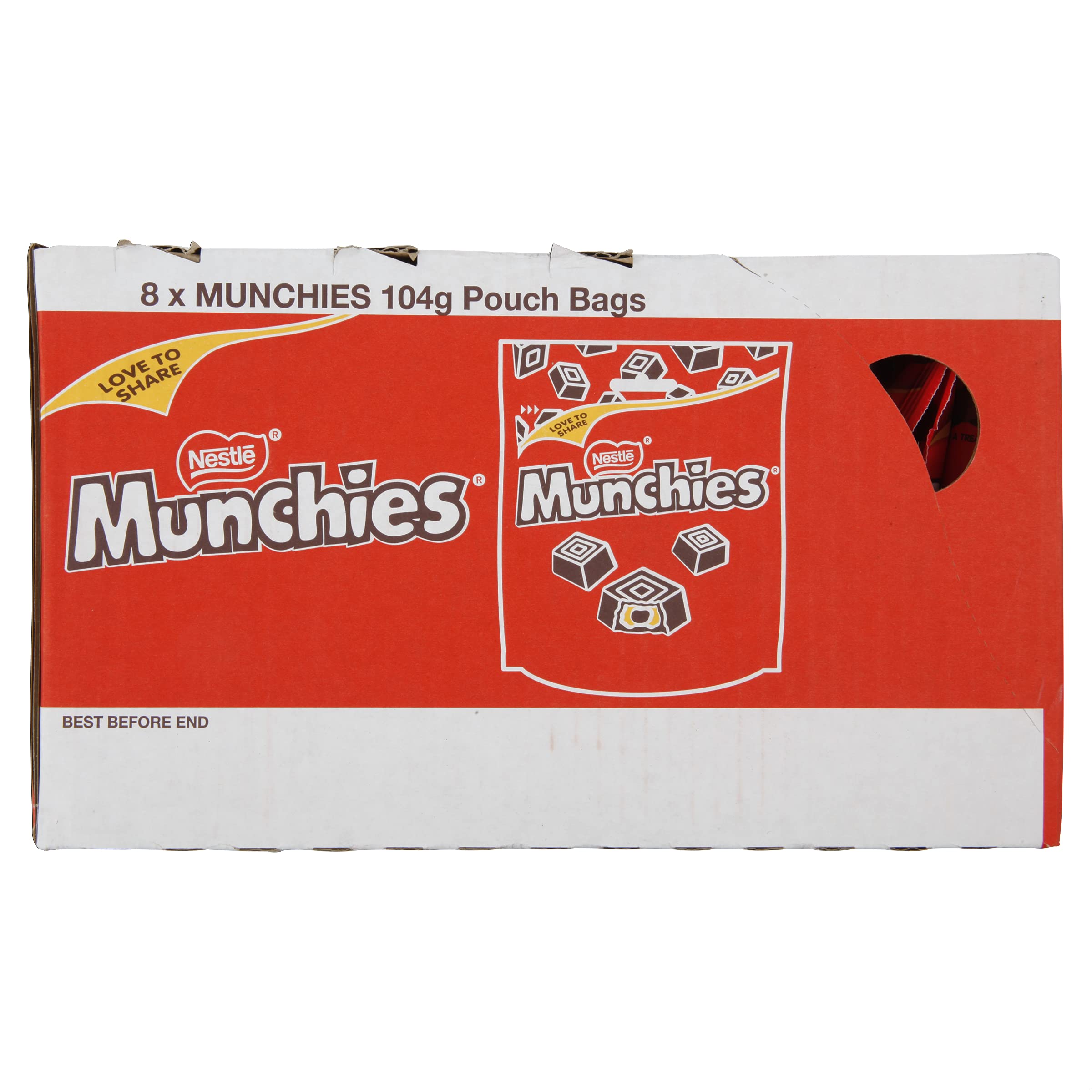 Munchies Milk Chocolate and Caramel Sharing Bag, 104g 4