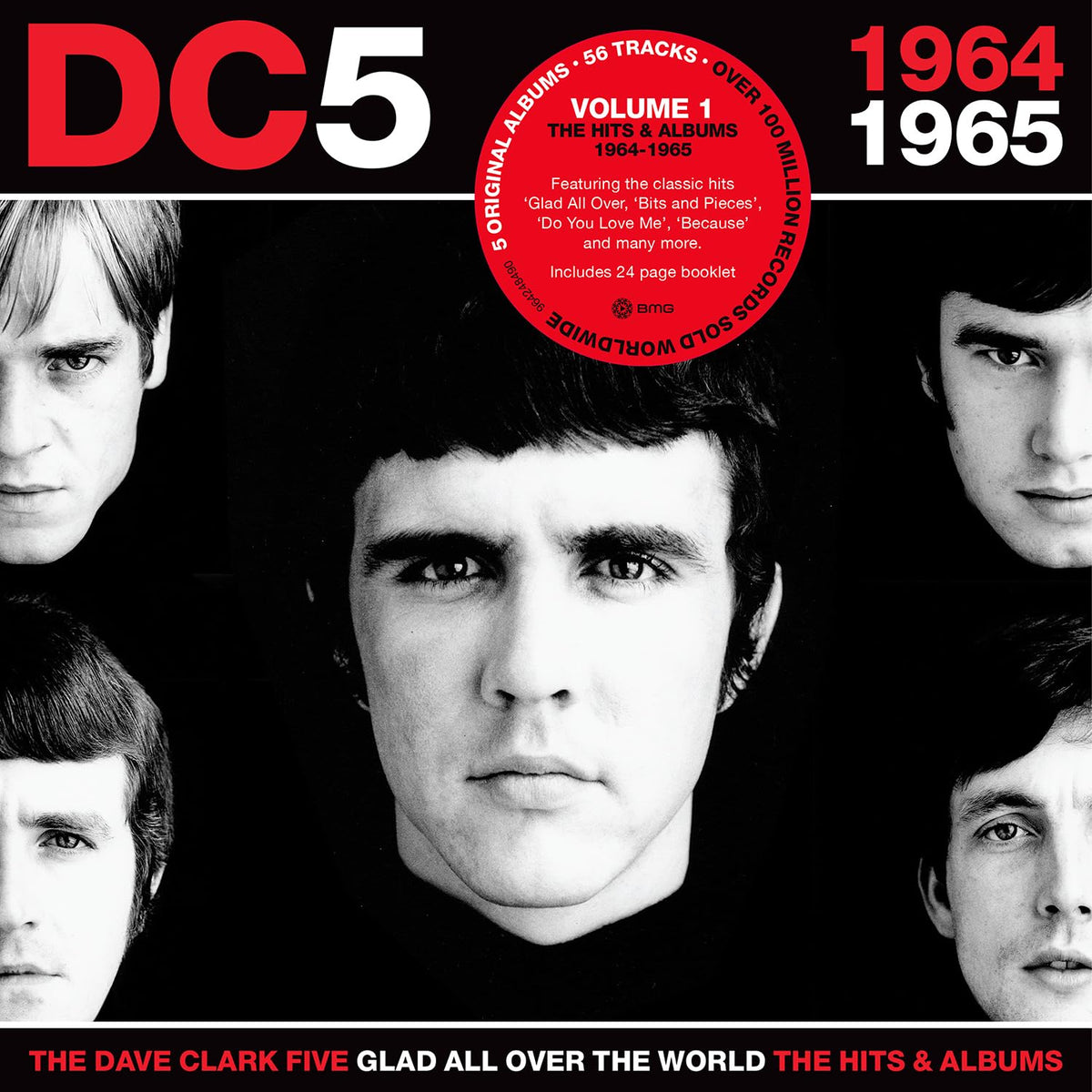 The Dave Clark Five - Glad All Over the World - The Hits & Albums (1964-1965) [Box Set]