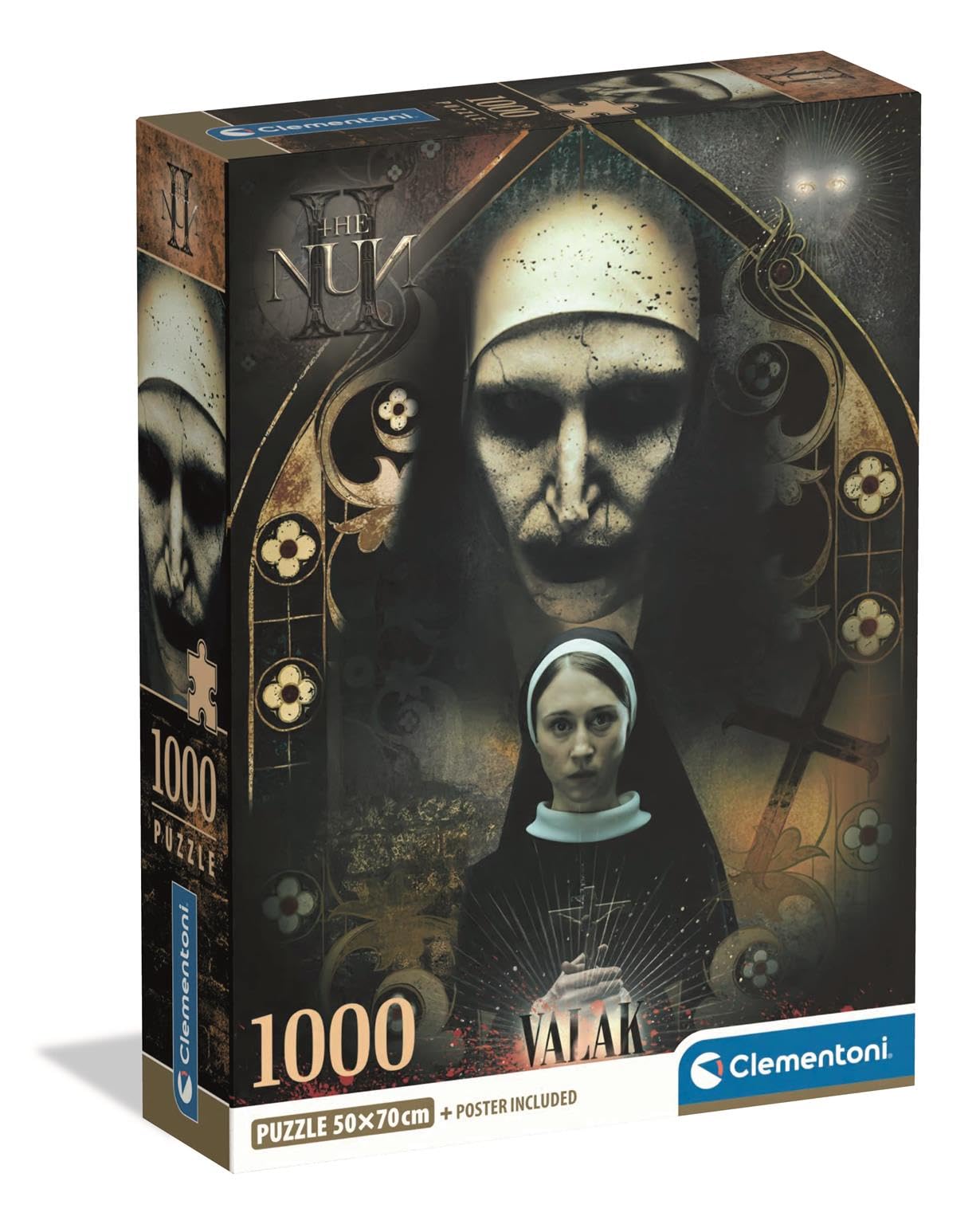 Clementoni 1000 Piece Jigsaw Puzzle - Horror Movies Theme | 70 x 50 cm Size