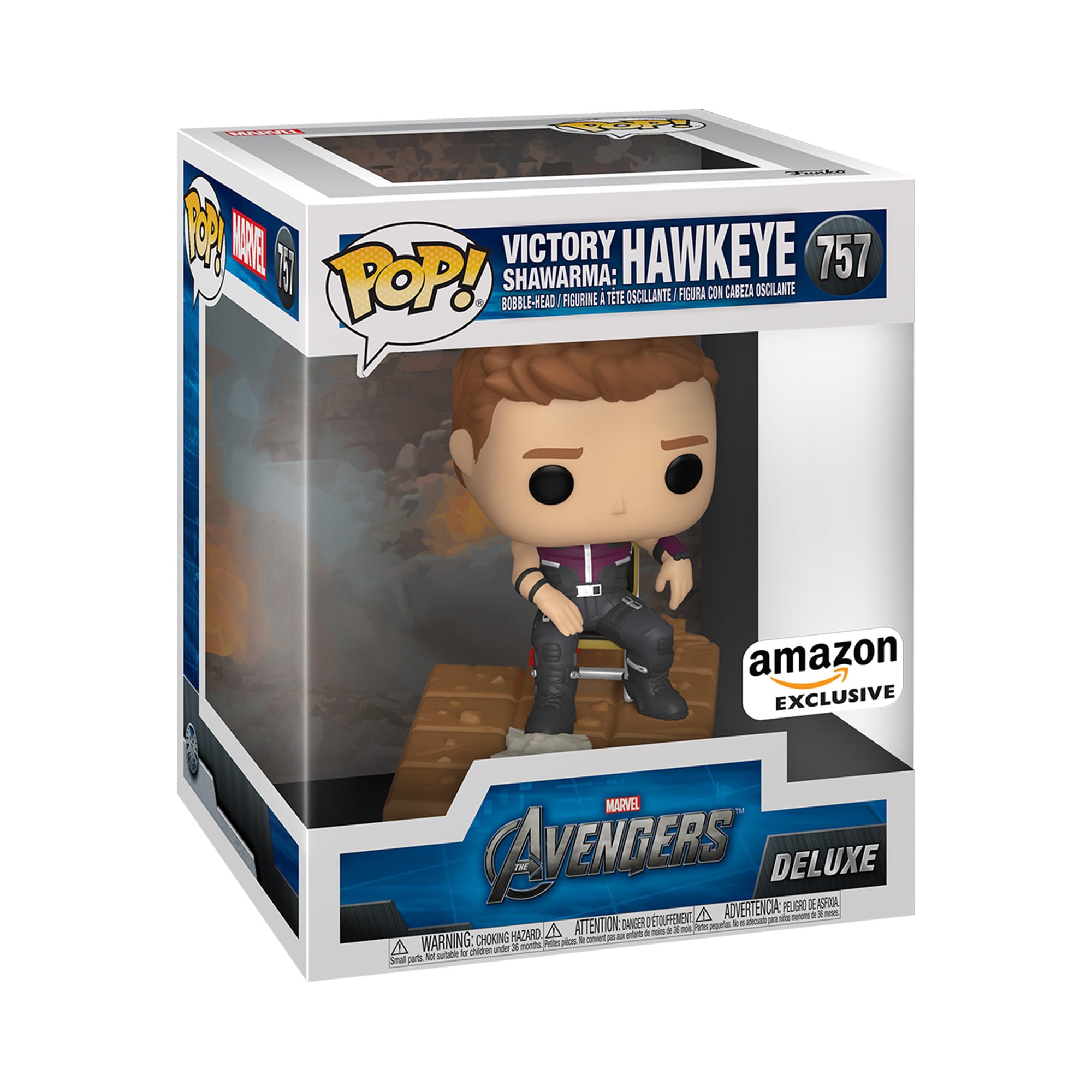 Funko Pop! Marvel - Hawkeye Shawarma Vinyl Figure (Amazon Exclusive) 54900 8