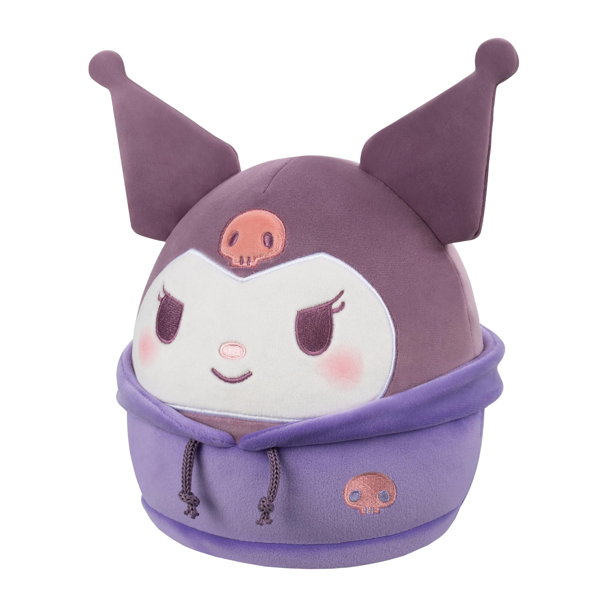 Squishmallows Dabodabo Hoodie Kuromi 8-Inch Plush - Sanrio x Squishmallows Collaboration 4