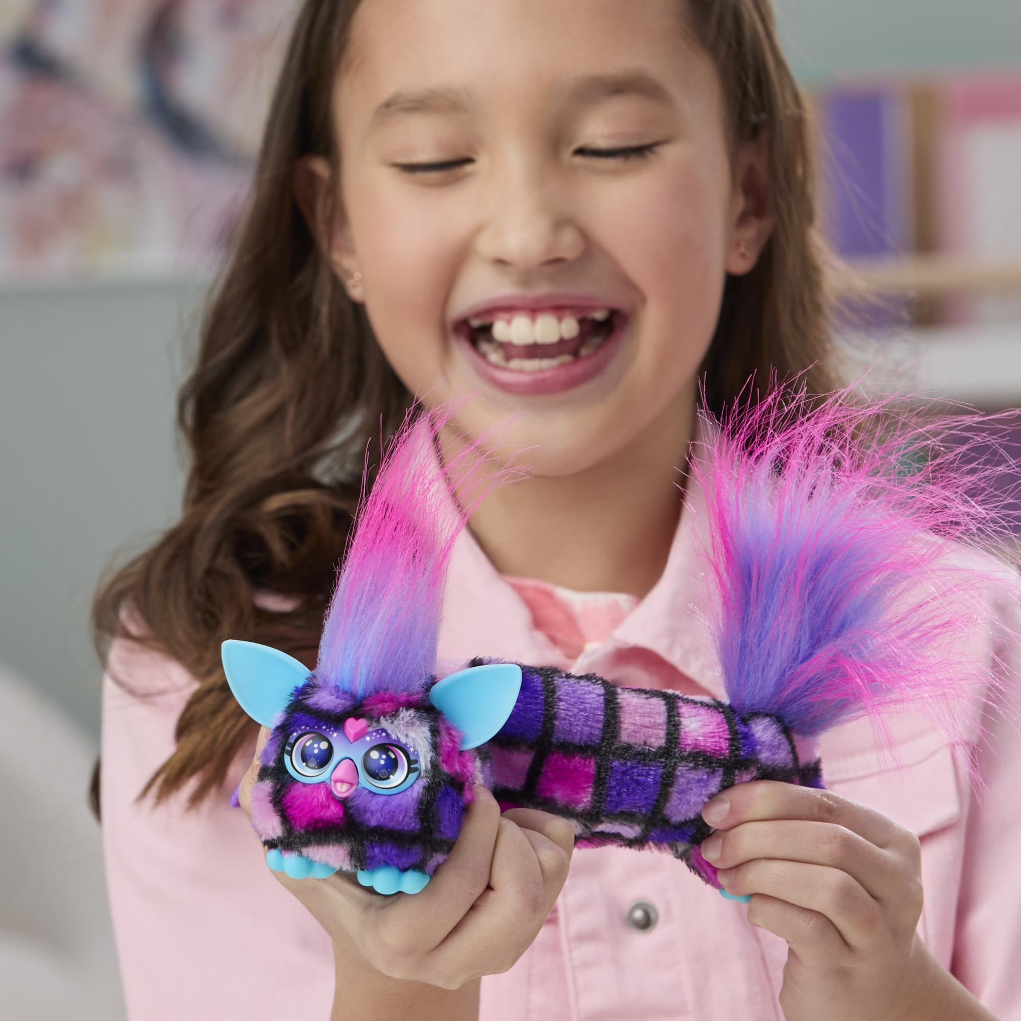 Furby Dis-Co-Dazz DJ Furblet Interactive Plush Toy with Music and Sounds