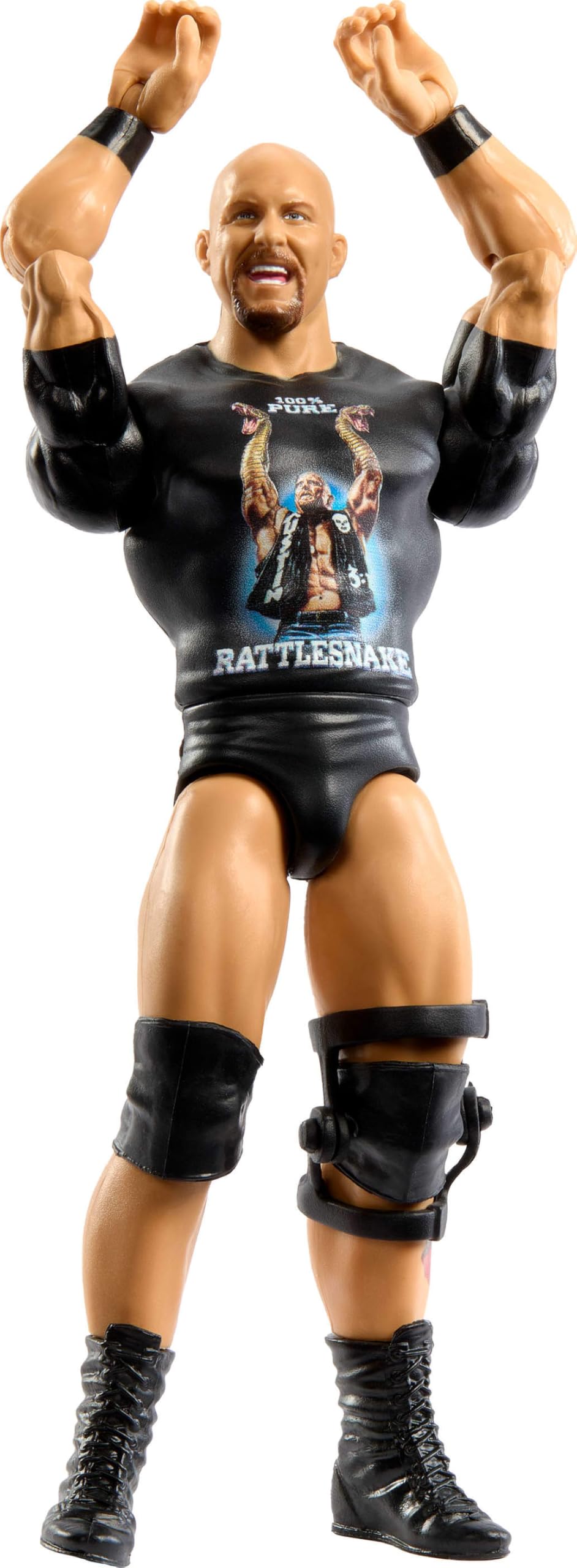 Mattel WWE “Stone Cold” Steve Austin Action Figure - 6-Inch Scale with TrueFX Detail, 10-Point Articulation 10