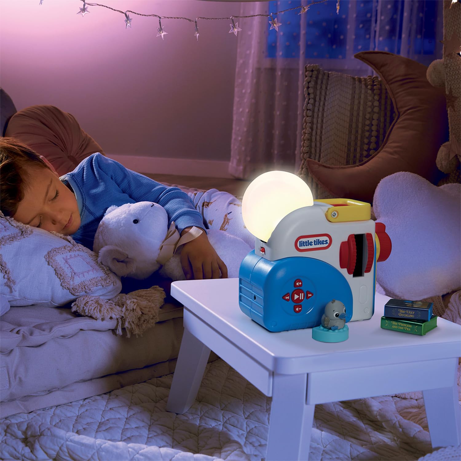 Little Tikes Story Dream Machine Starter Pack – Licht-, Sound- und Audioprojektor mit 3 Märchengeschichten 6