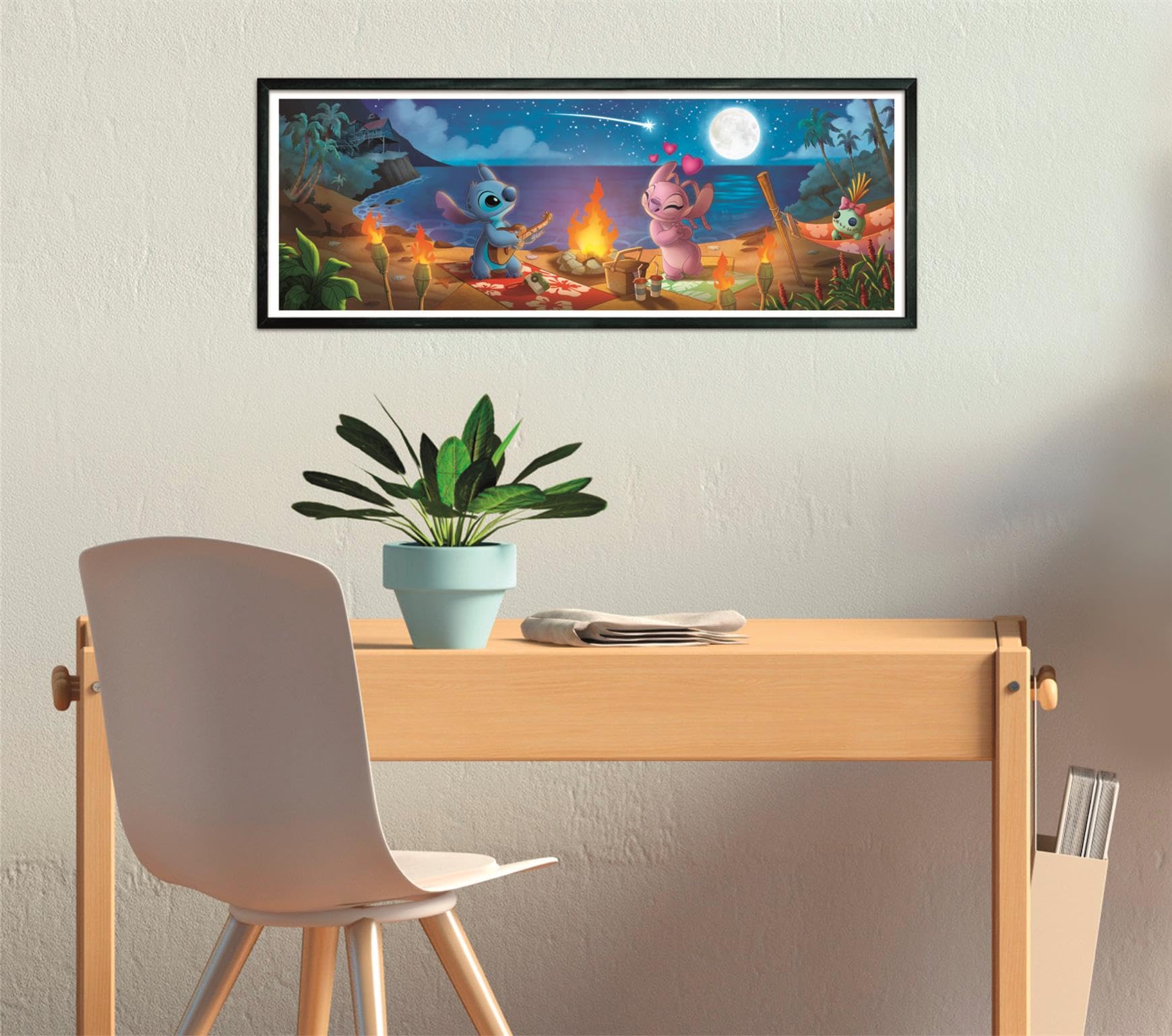 Clementoni 1000-Piece Disney Stitch Panorama Puzzle - Compact Box Jigsaw for Adults 6