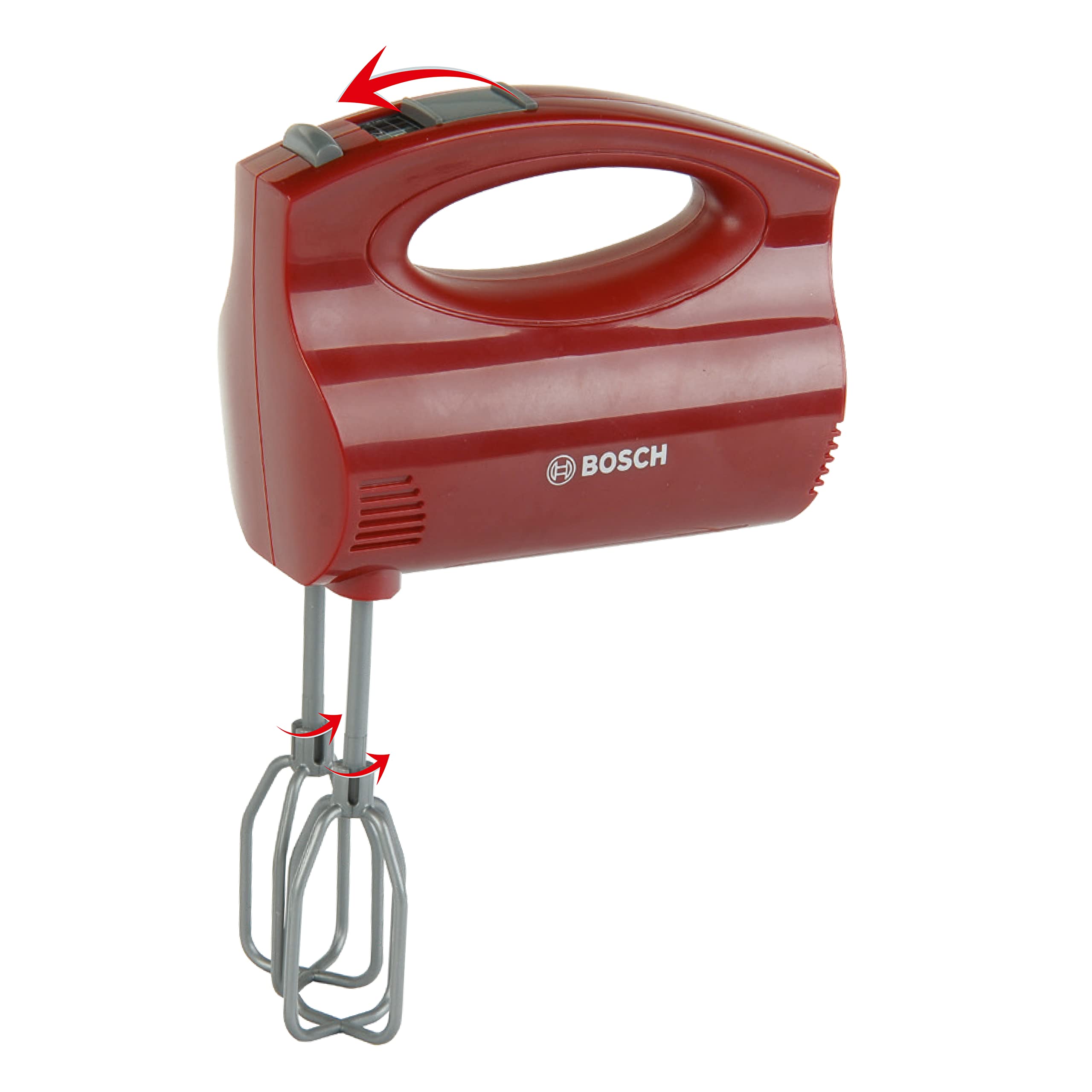 Theo Klein Bosch Hand Mixer - Battery-Powered with Turning Whisks | 19 cm | Ages 3+