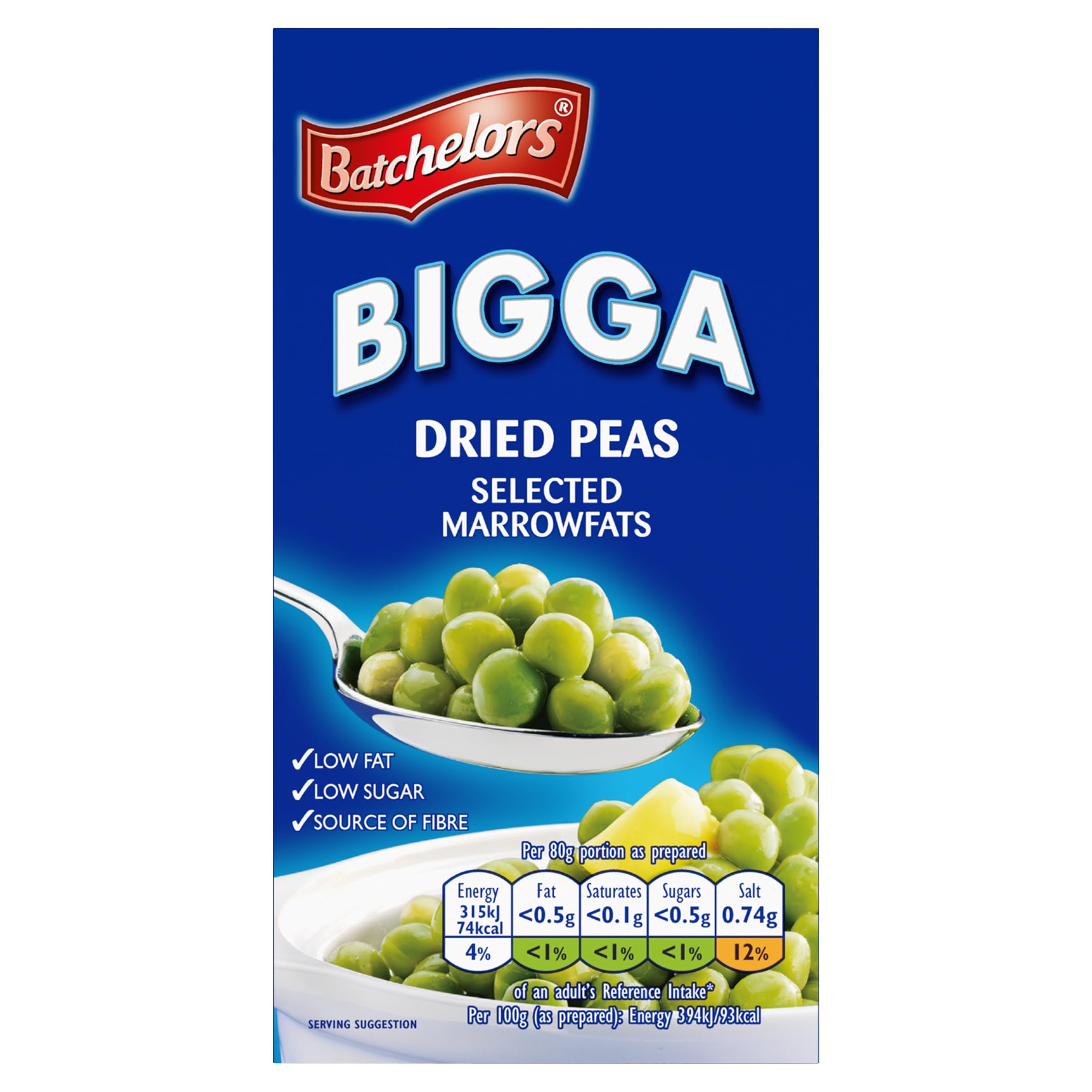 Batchelors Bigga Dried Marrowfat Peas - Nutty Flavour | 250g | Whole