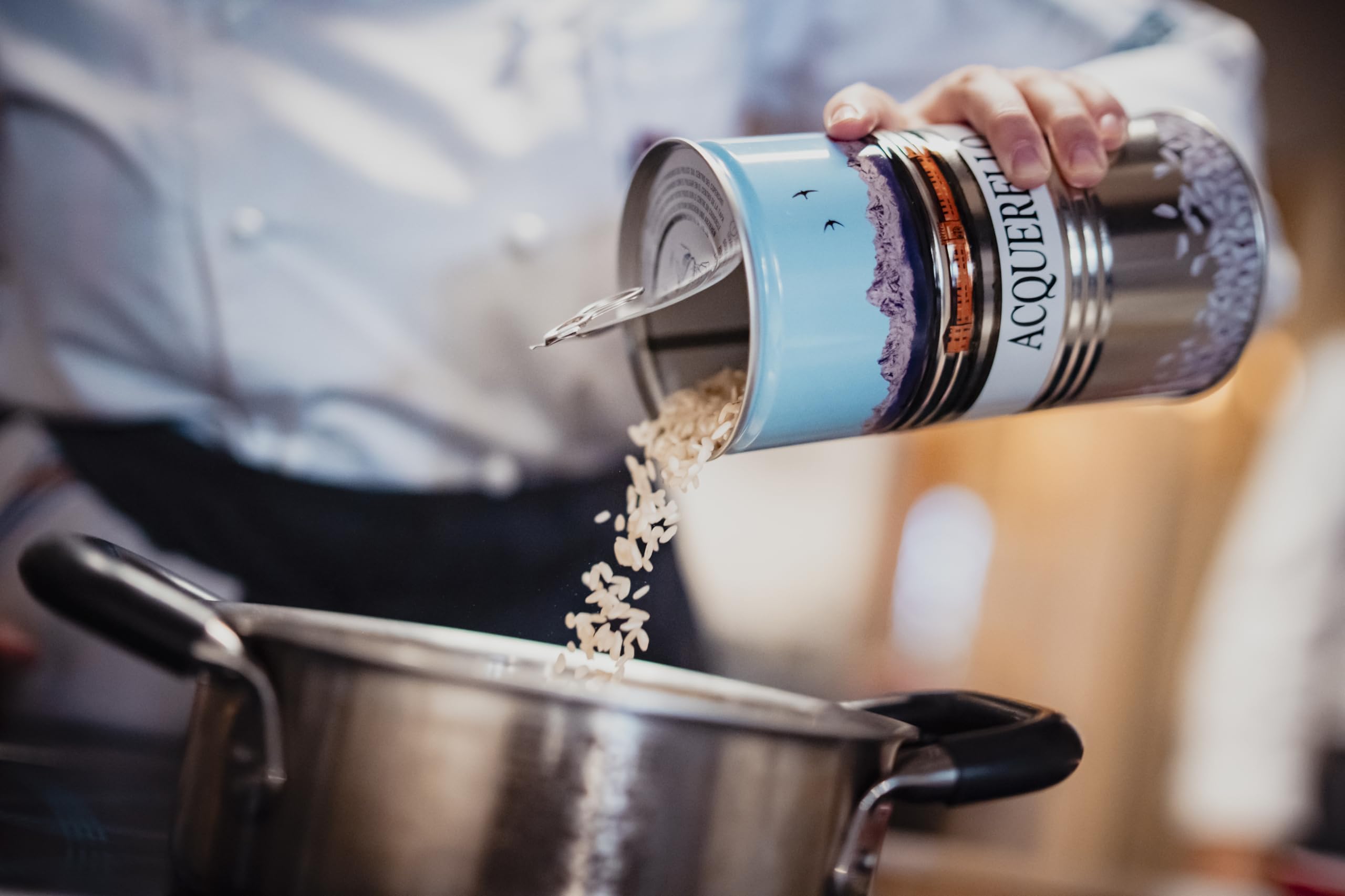 Acquerello Aged 1 Year Carnaroli Rice - 1kg Tin | Premium Italian Risotto Rice