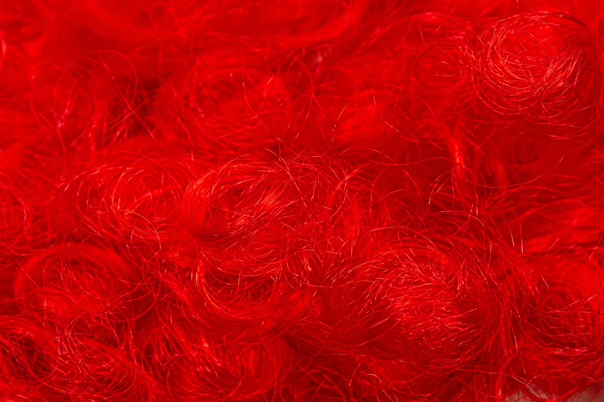 SHATCHI Red Curly Afro Wig for Fancy Dress, 70s Disco Costume, Unisex Party Accessory 7