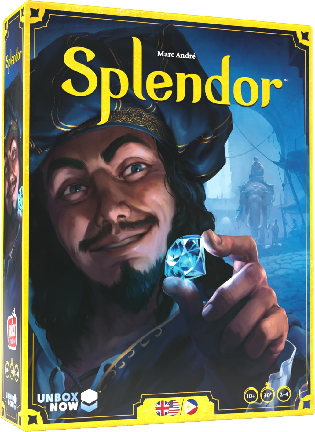 Asmodee Splendor Board Game - Renaissance Merchants | 2-4 Players | Ages 10+ | 30 Min