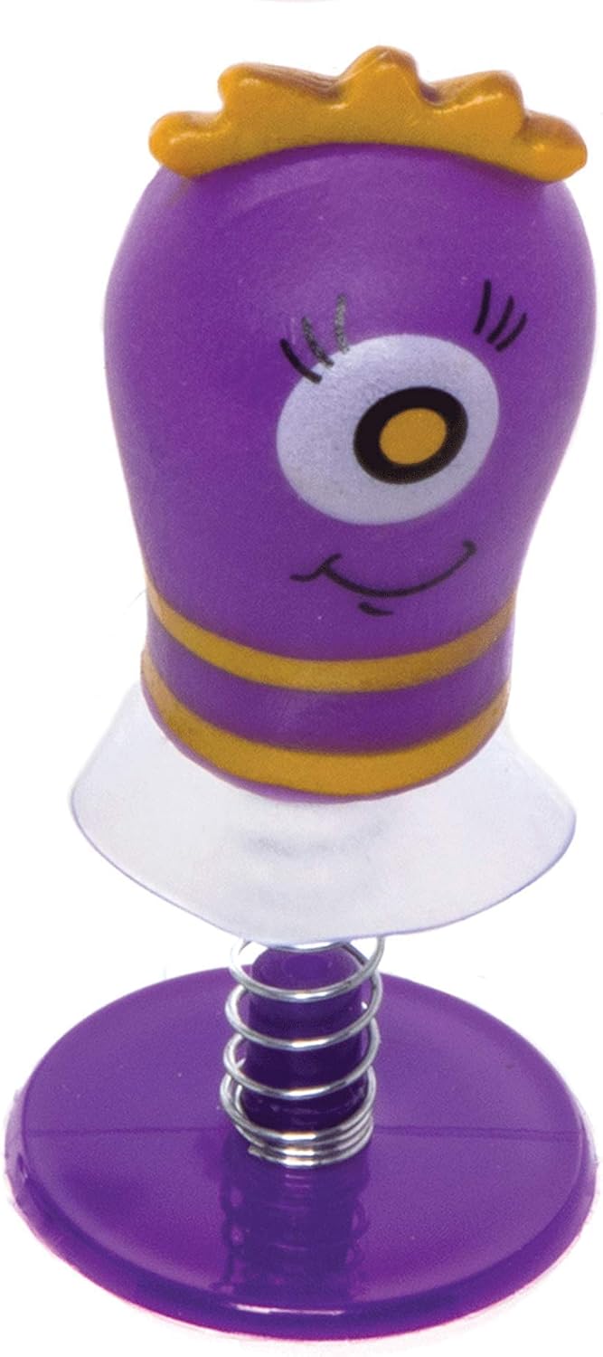 Baker Ross Monster Jump Poppers - Assorted Jumping Toys for Kids, Pack of 6 4