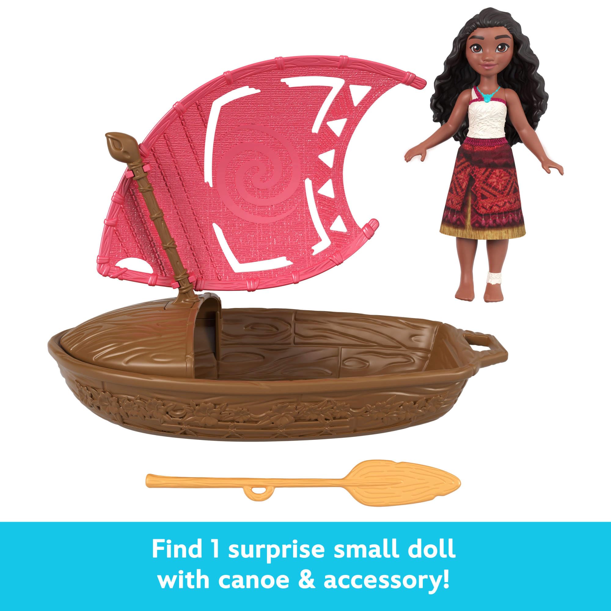 Mattel Disney Moana 2 Wayfinder Wonders Toy Set with Surprise Doll and Floating Canoe 6