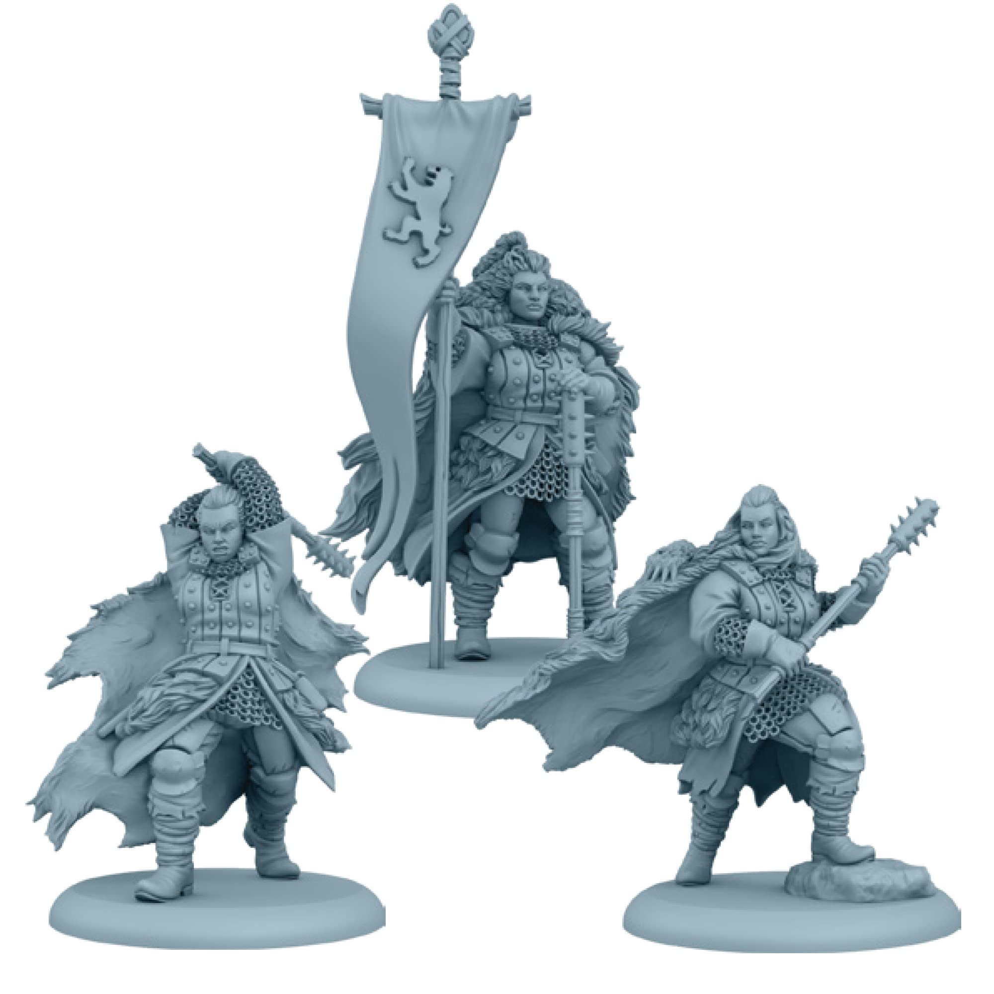 CMON A Song of Ice and Fire: Tabletop Miniatures Game - Mormont She-Bears Unit Box 3