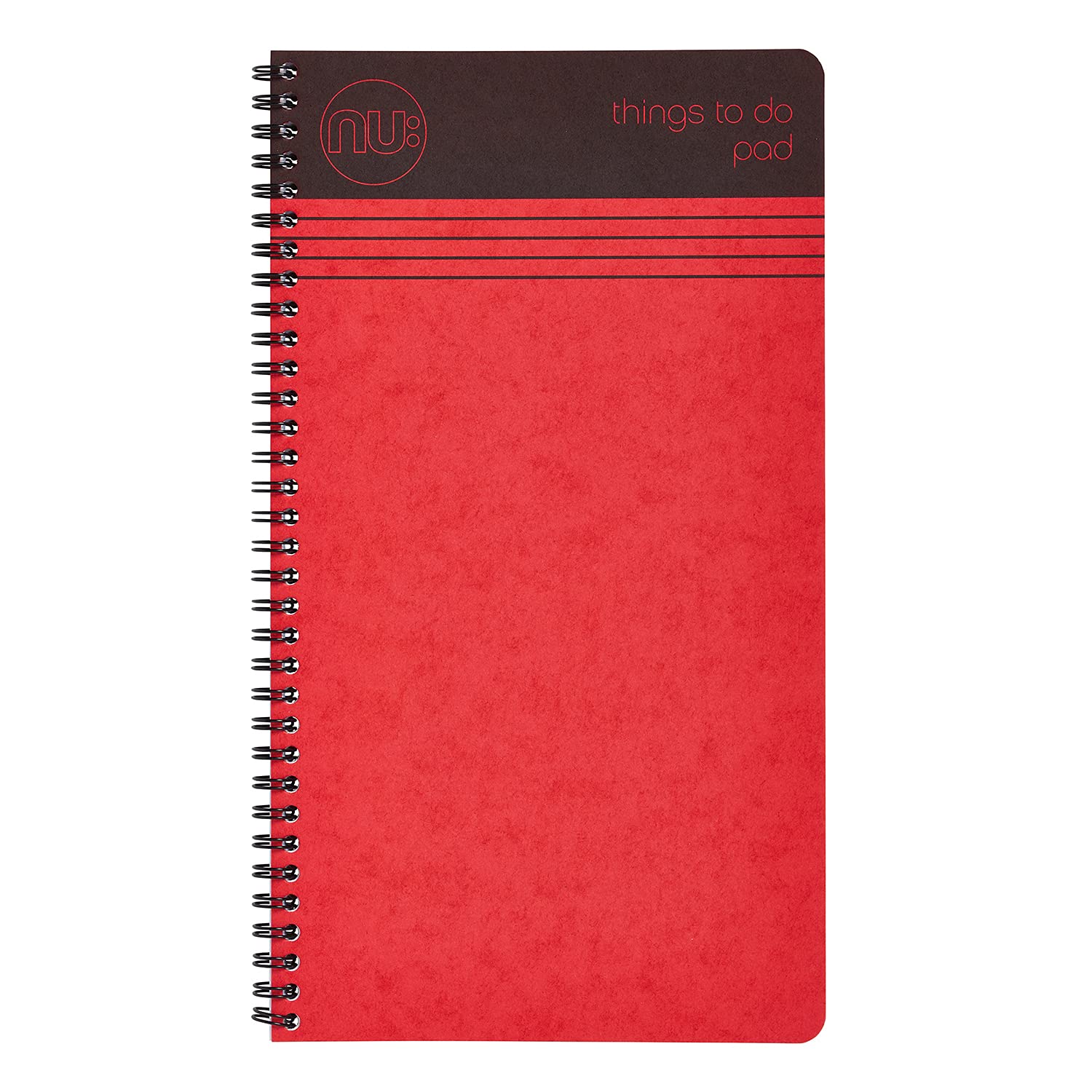 nu: Craze Cloud Things to Do Pad Wirebound Notebook - 80gsm FSC Paper | Perforated Pages | RED 1
